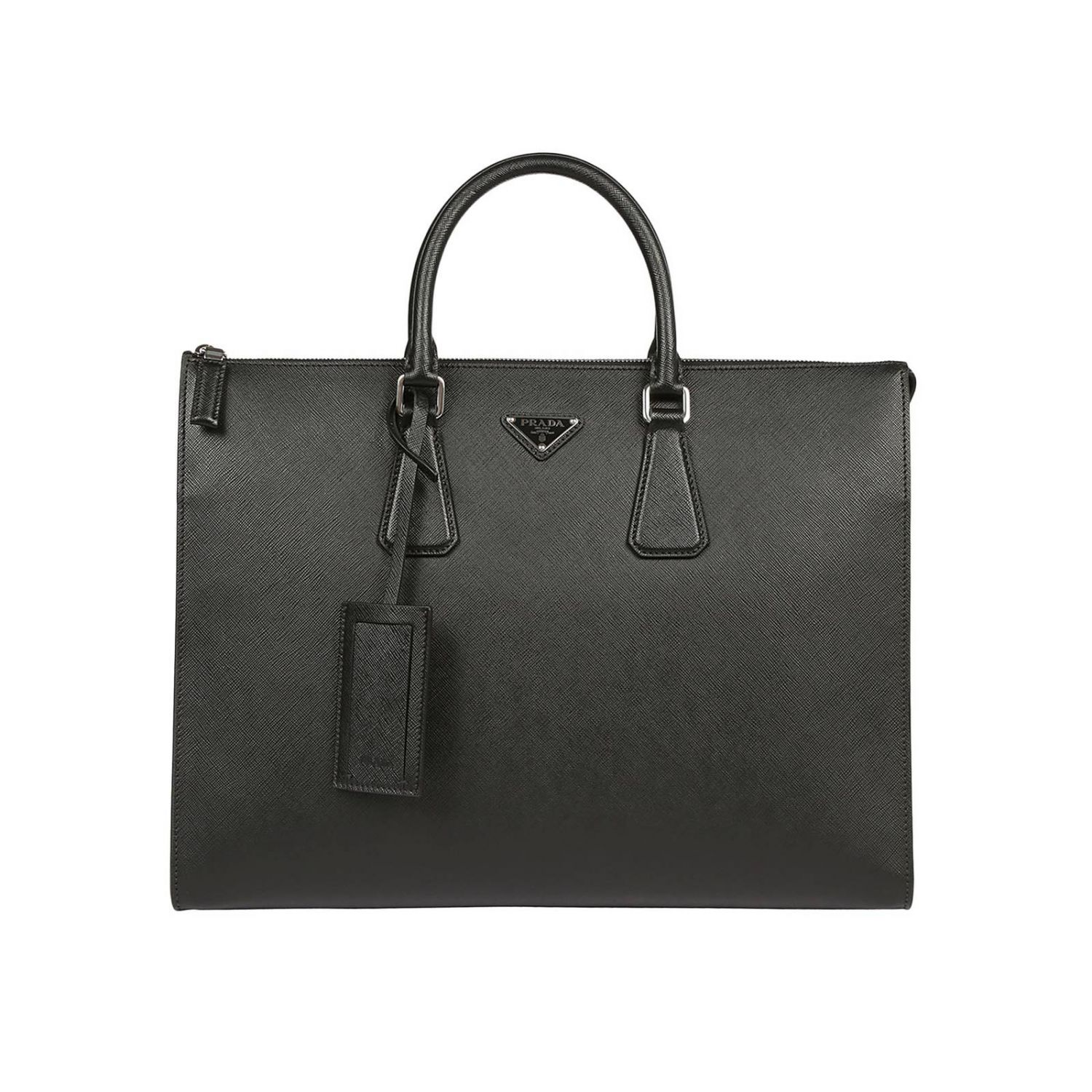 PRADA: Bags men | Bags Prada Men Black | Bags Prada 2VG039 9Z2 Giglio EN