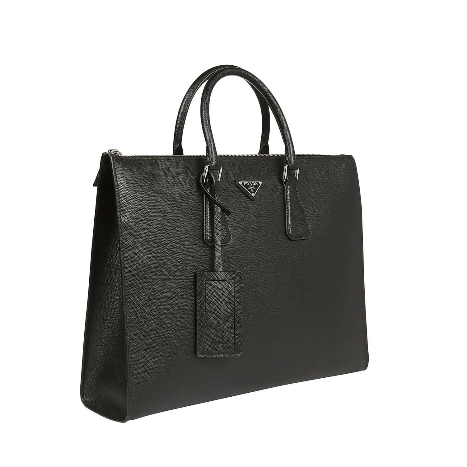 prada leather bag men