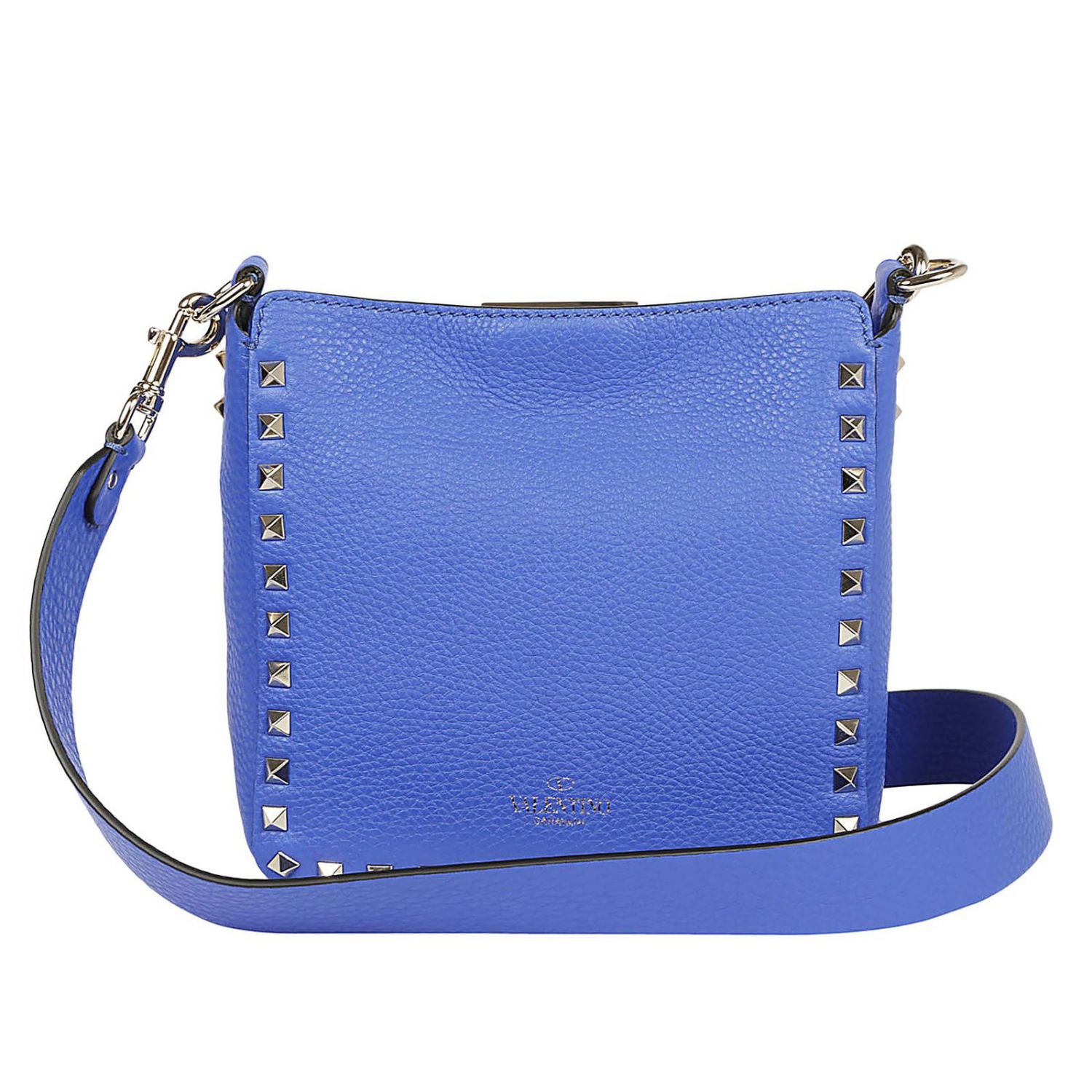 Valentino Garavani Outlet Valentino Rockstud Spike Hobo bag in grained