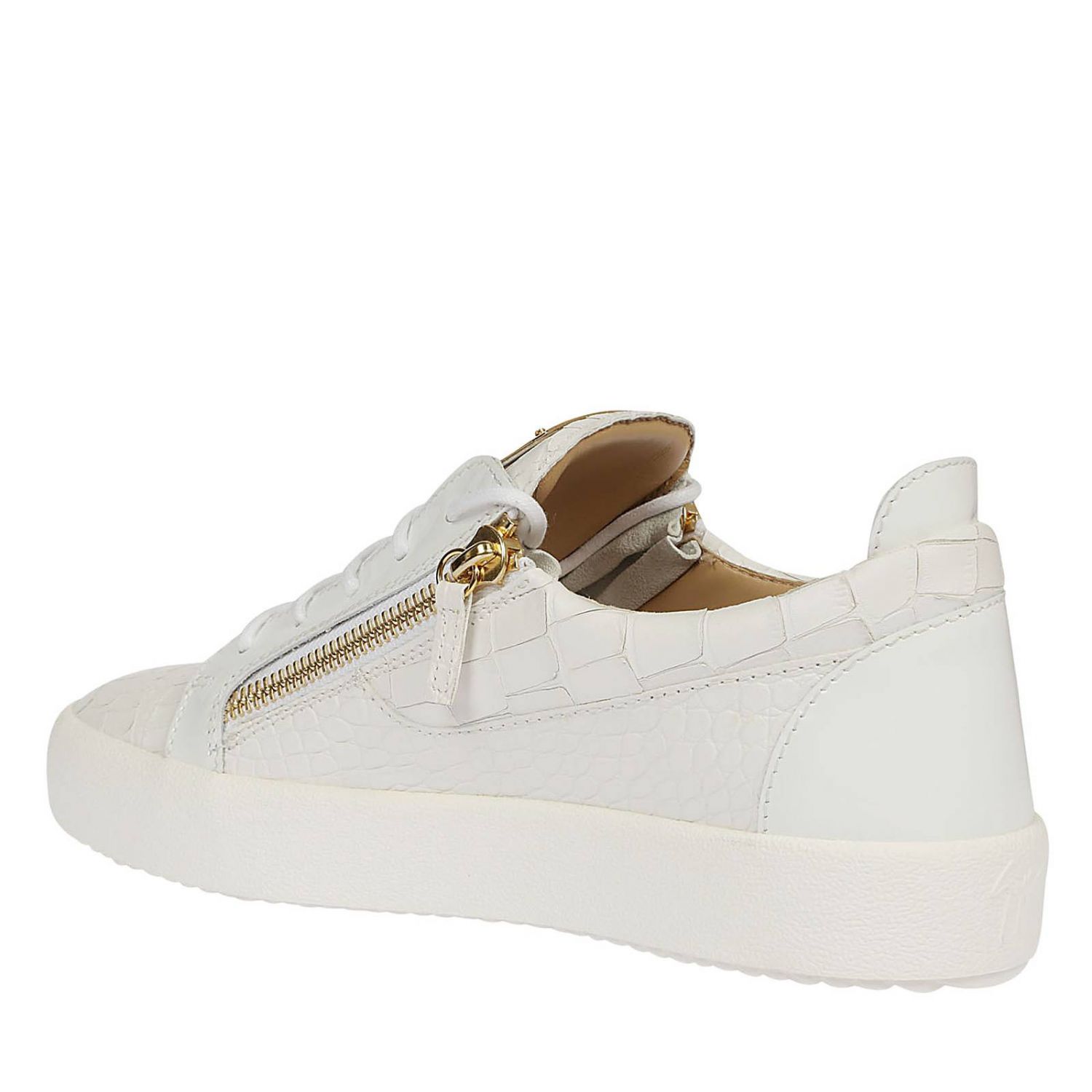 Zanotti Design Outlet: Sneakers men | Sneakers Giuseppe Zanotti Design White | Sneakers Giuseppe Zanotti Design RU70001 GIGLIO.COM