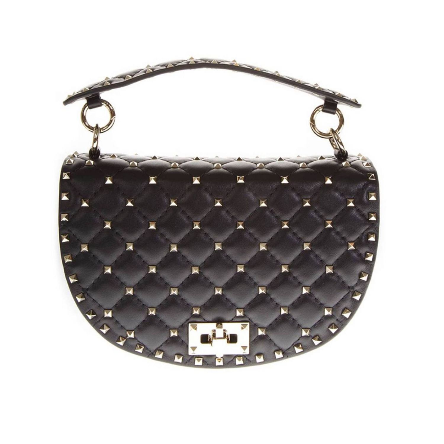 valentino rockstud round bag