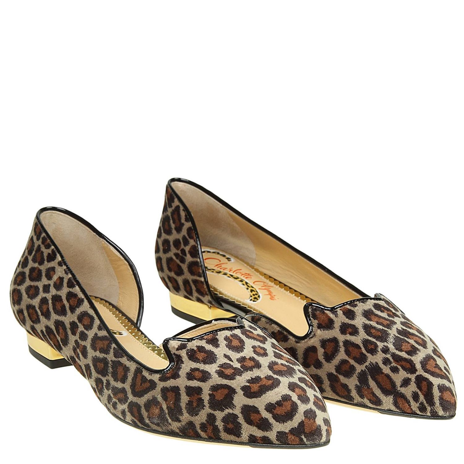 multicolor ballet flats