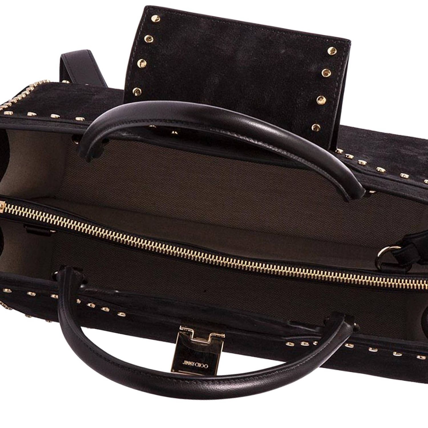 jimmy choo rebel tote black