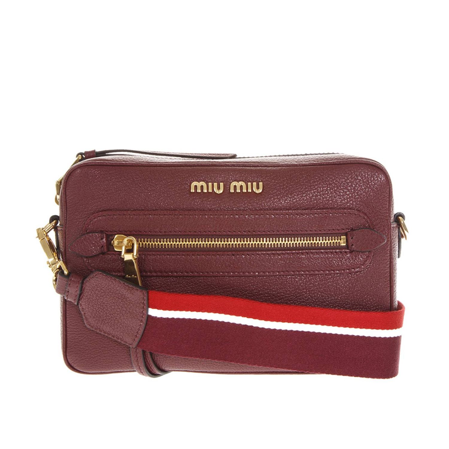 MIU MIU Crossbody bags women Burgundy Crossbody Bags Miu Miu
