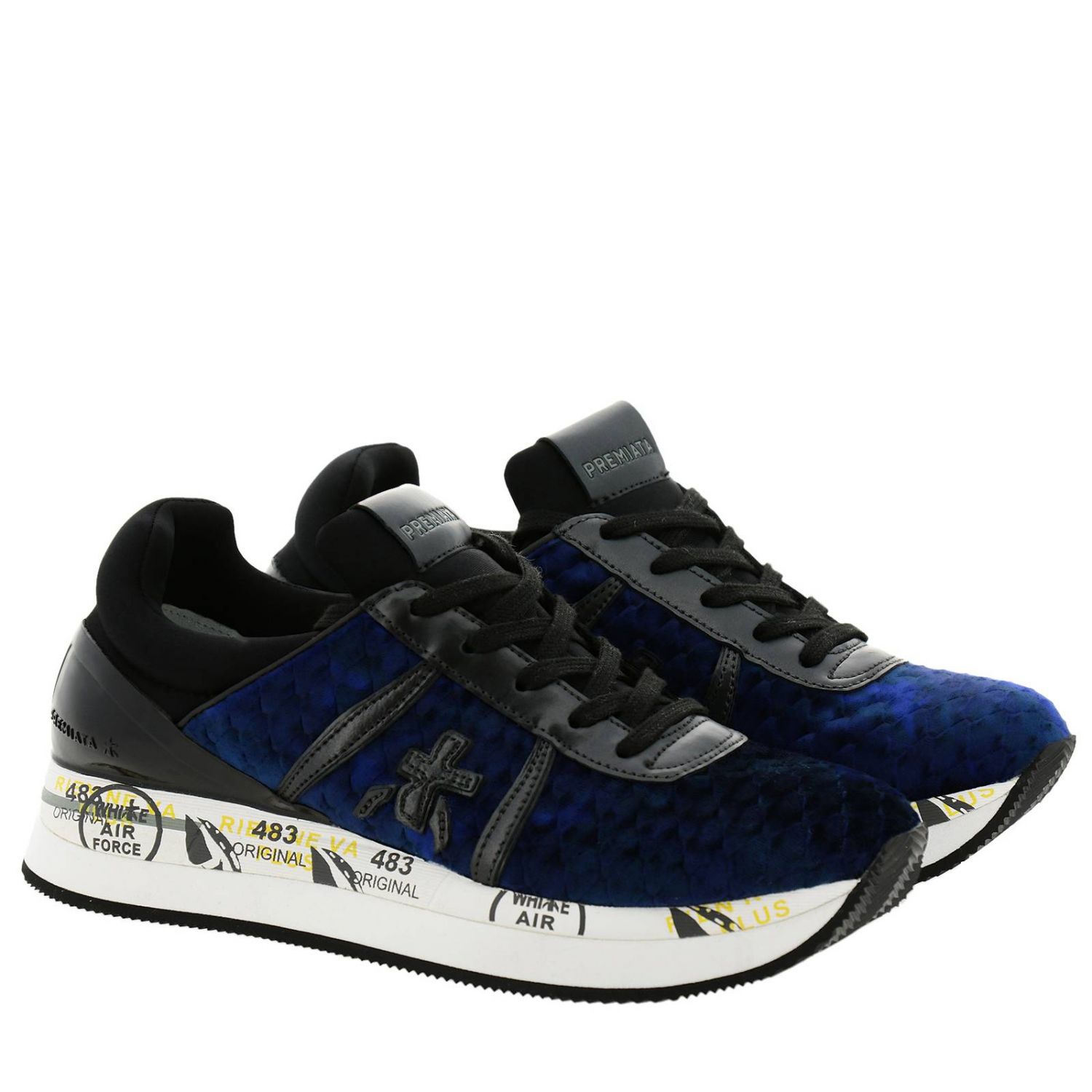 Premiata Outlet: Shoes women - Blue | Sneakers Premiata LIZ GIGLIO.COM