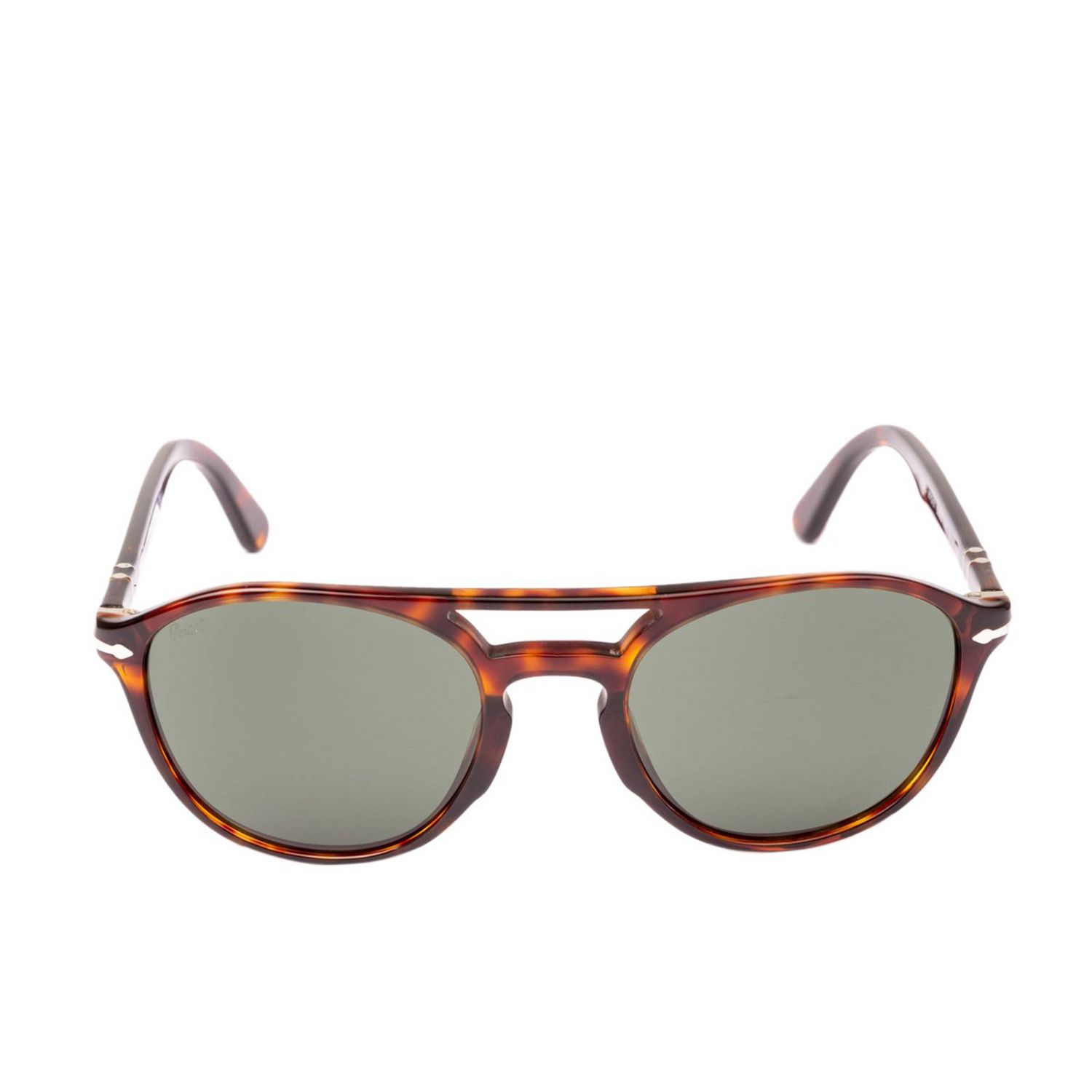 Persol Outlet: Occhiali da sole 3170S in acetato con doppio ponte - Marrone  | Occhiali Persol 3170S GIGLIO.COM