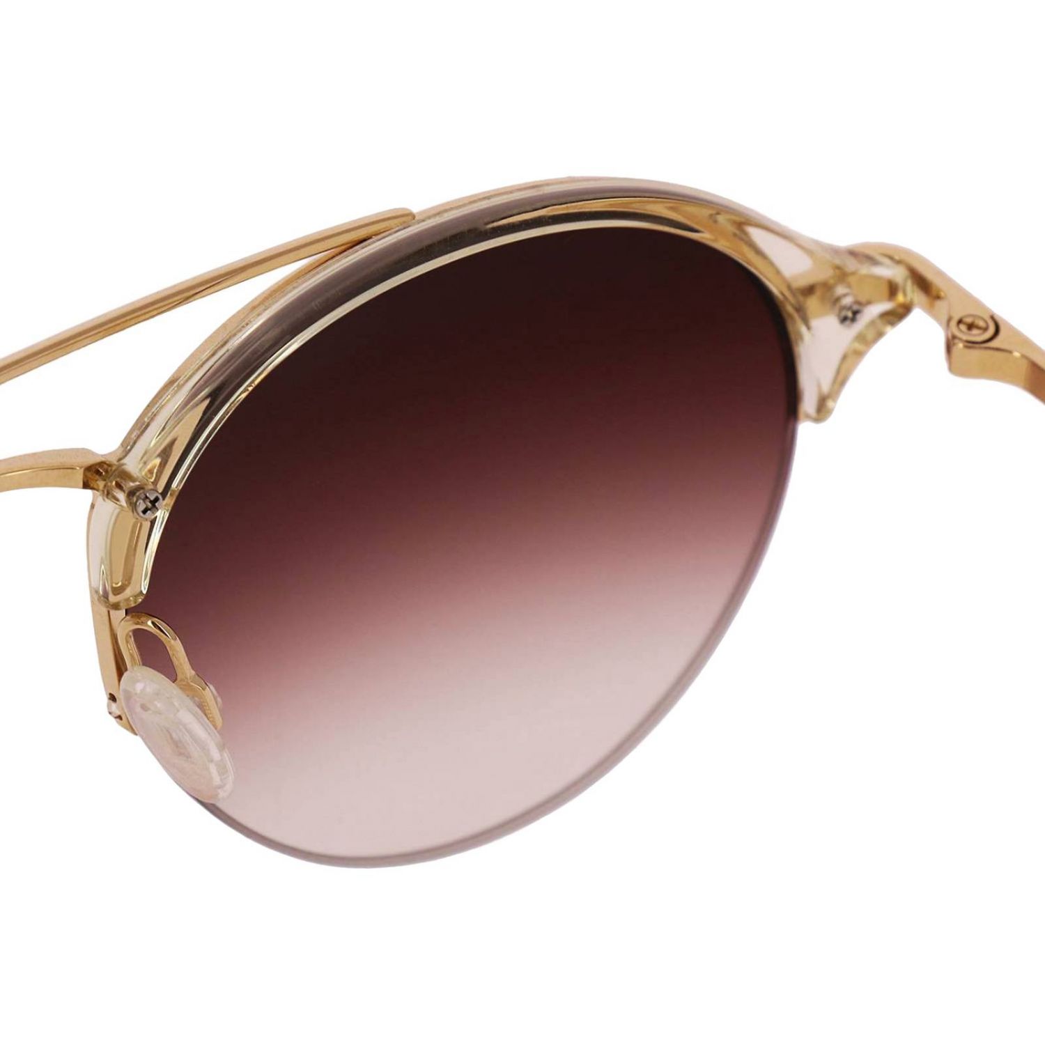 BARTON PERREIRA: Occhiali da sole BEAUREGARD in metallo e acetato con  doppio ponte - Marrone | Occhiali Barton Perreira BEAUREGARD GIGLIO.COM