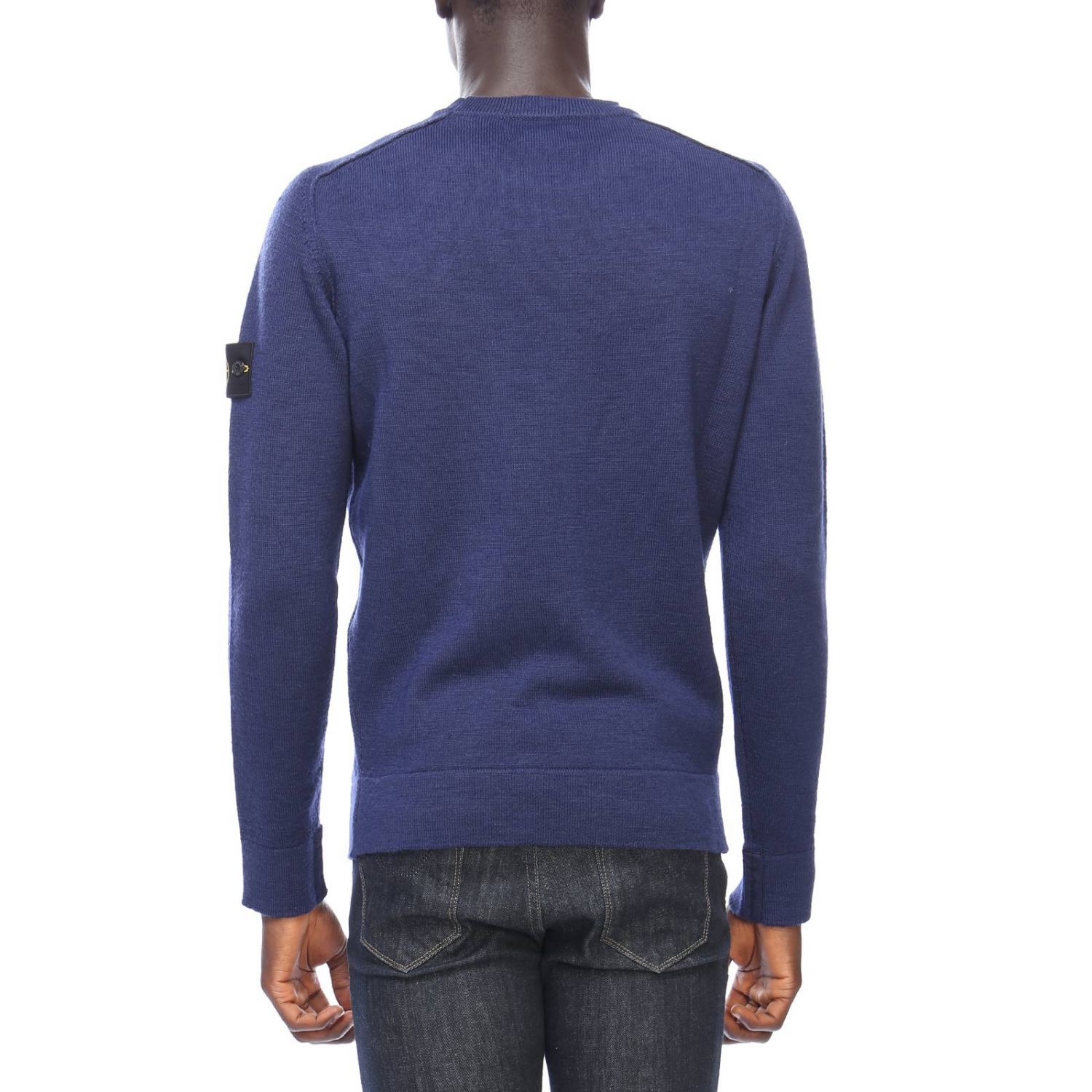 Stone Island Outlet: Sweater men - Blue | Sweater Stone Island 531D7 ...