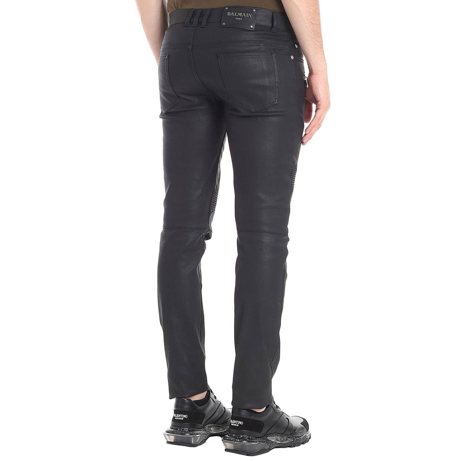 Balmain Outlet: Jeans men - Black | Jeans Balmain W8H9130T491 GIGLIO.COM