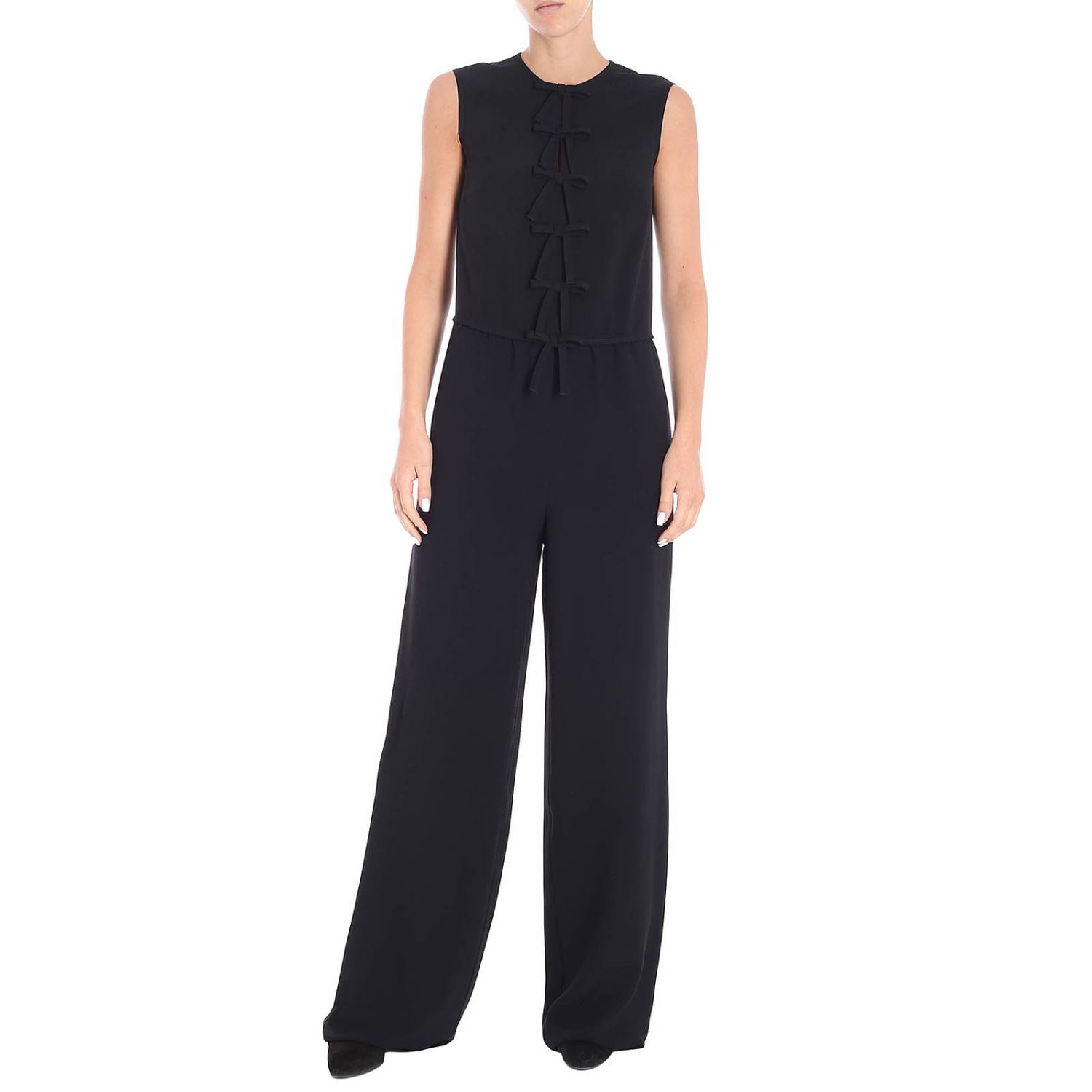 Giotto Dibondon Takke Bare gør Red Valentino Outlet: jumpsuits for woman - Black | Red Valentino jumpsuits  QR3VE0N5 0F1 online on GIGLIO.COM