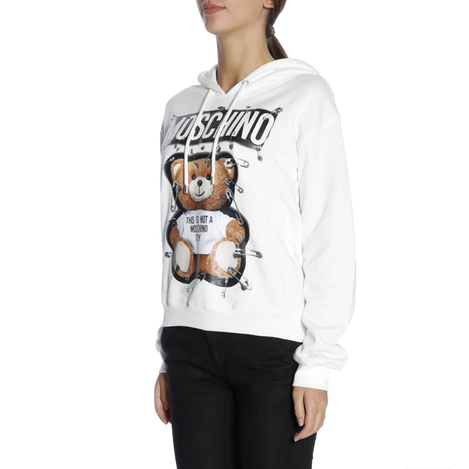 women's moschino sweatshirt