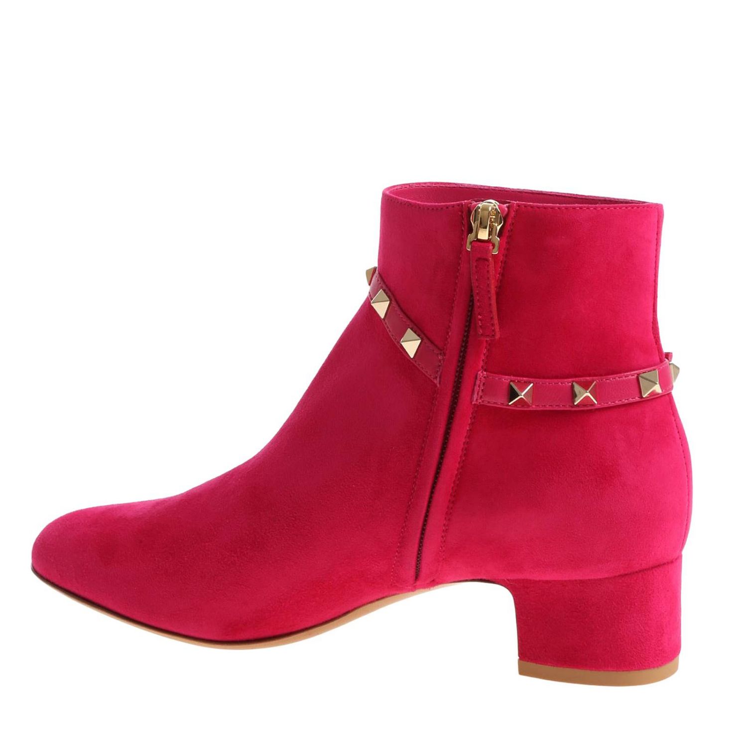 valentino red booties