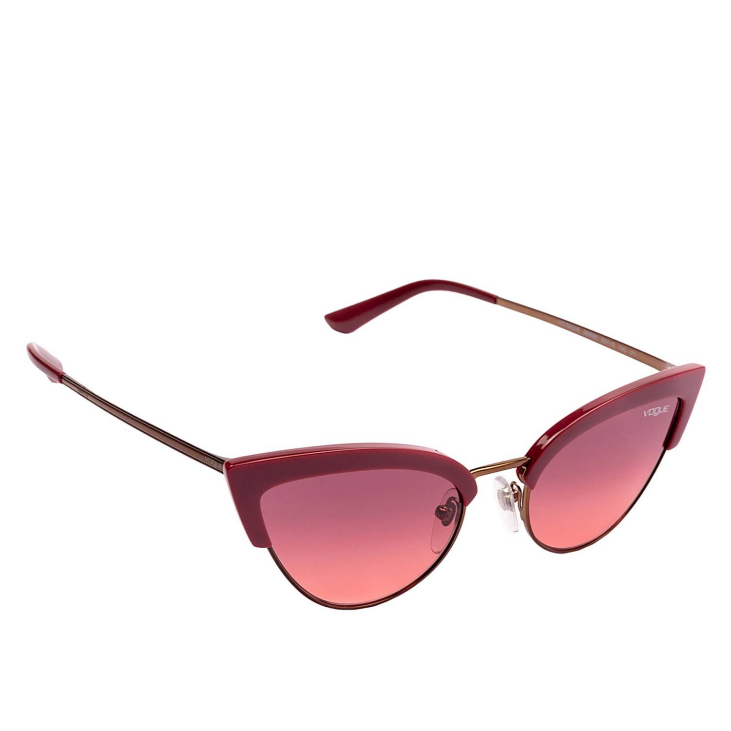 Vogue Outlet: Occhiali da sole VO5212S in acetato e metallo - Bordeaux | Occhiali  Vogue VO5212S GIGLIO.COM
