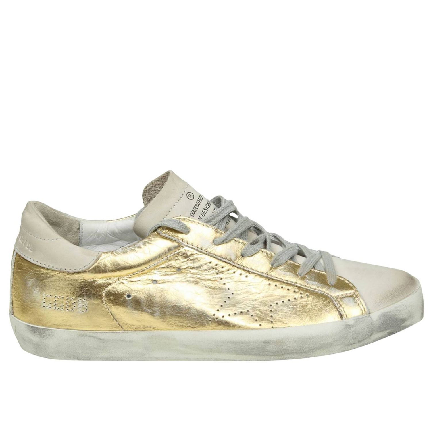 Golden Goose Outlet: Sneakers women | Sneakers Golden Goose Women Gold ...