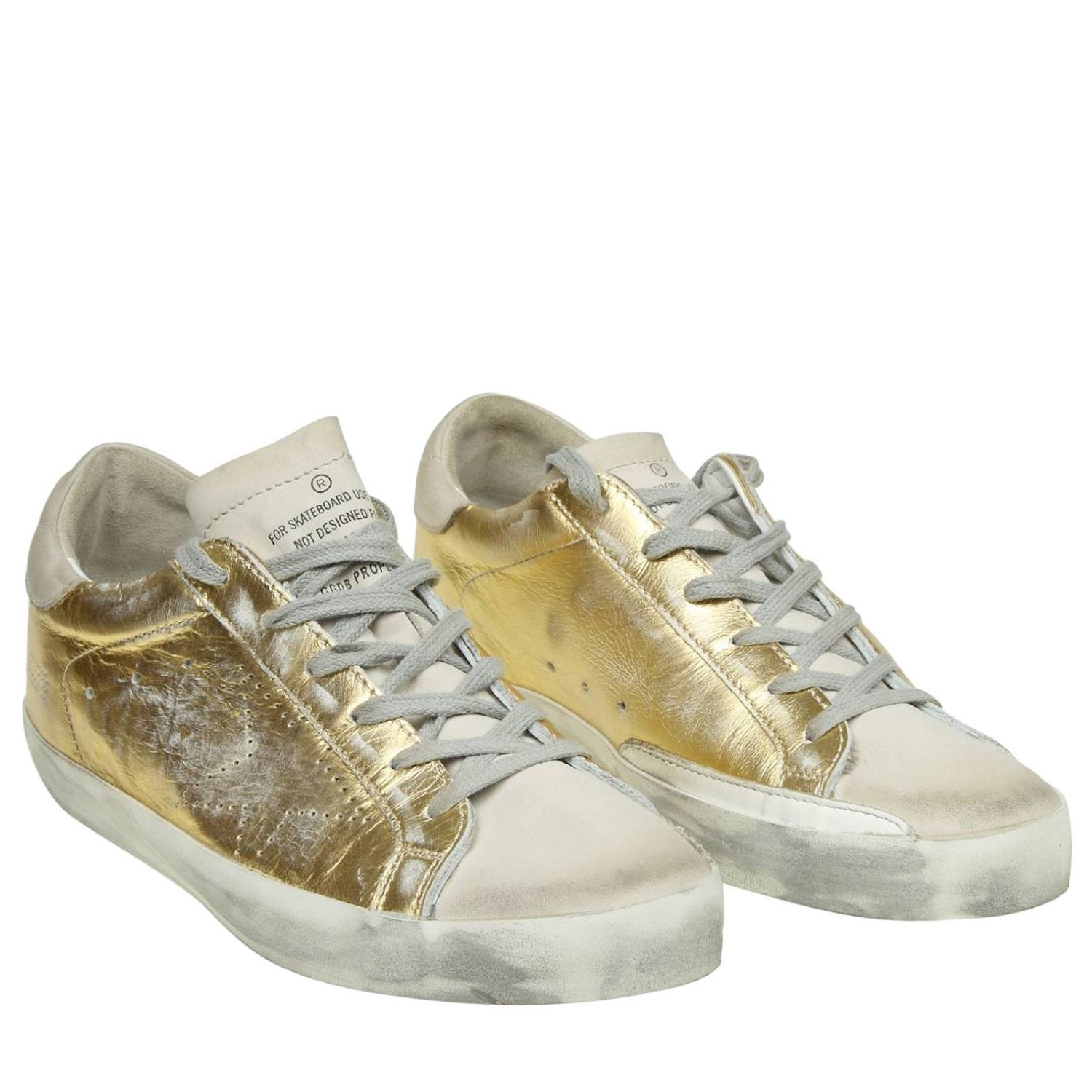 Golden Goose Outlet: Sneakers women | Sneakers Golden Goose Women Gold ...