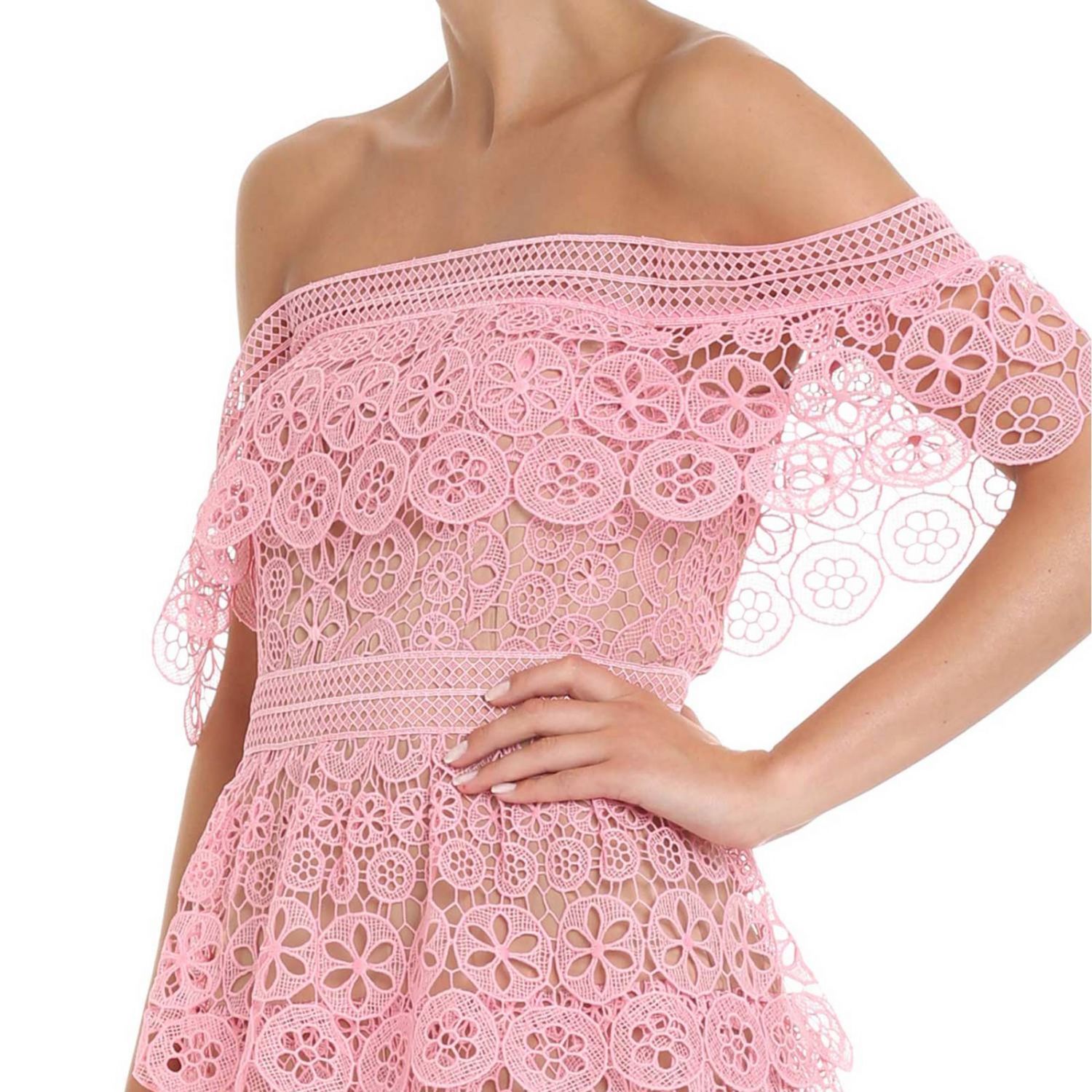 self portrait dress pink