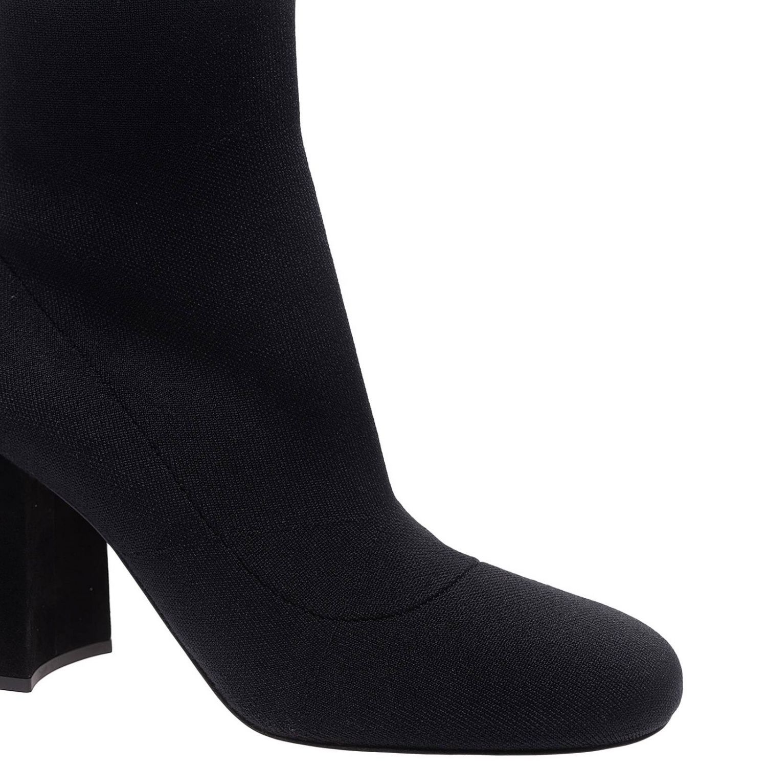 Botas Y Botines Mujer | Miu Miu Botas De Tejido Técnico Y Charol Y  Plataforma Negro ~ Olivera Inn