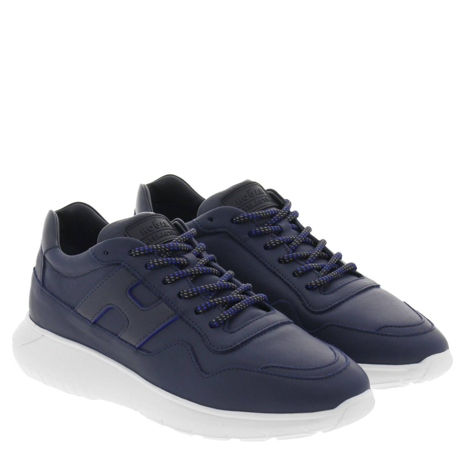 HOGAN: sneakers for man - Navy | Hogan sneakers HXM3710AM20 JFY online ...