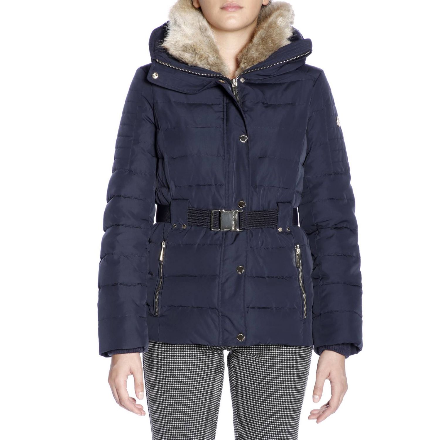 michael kors navy jacket womens