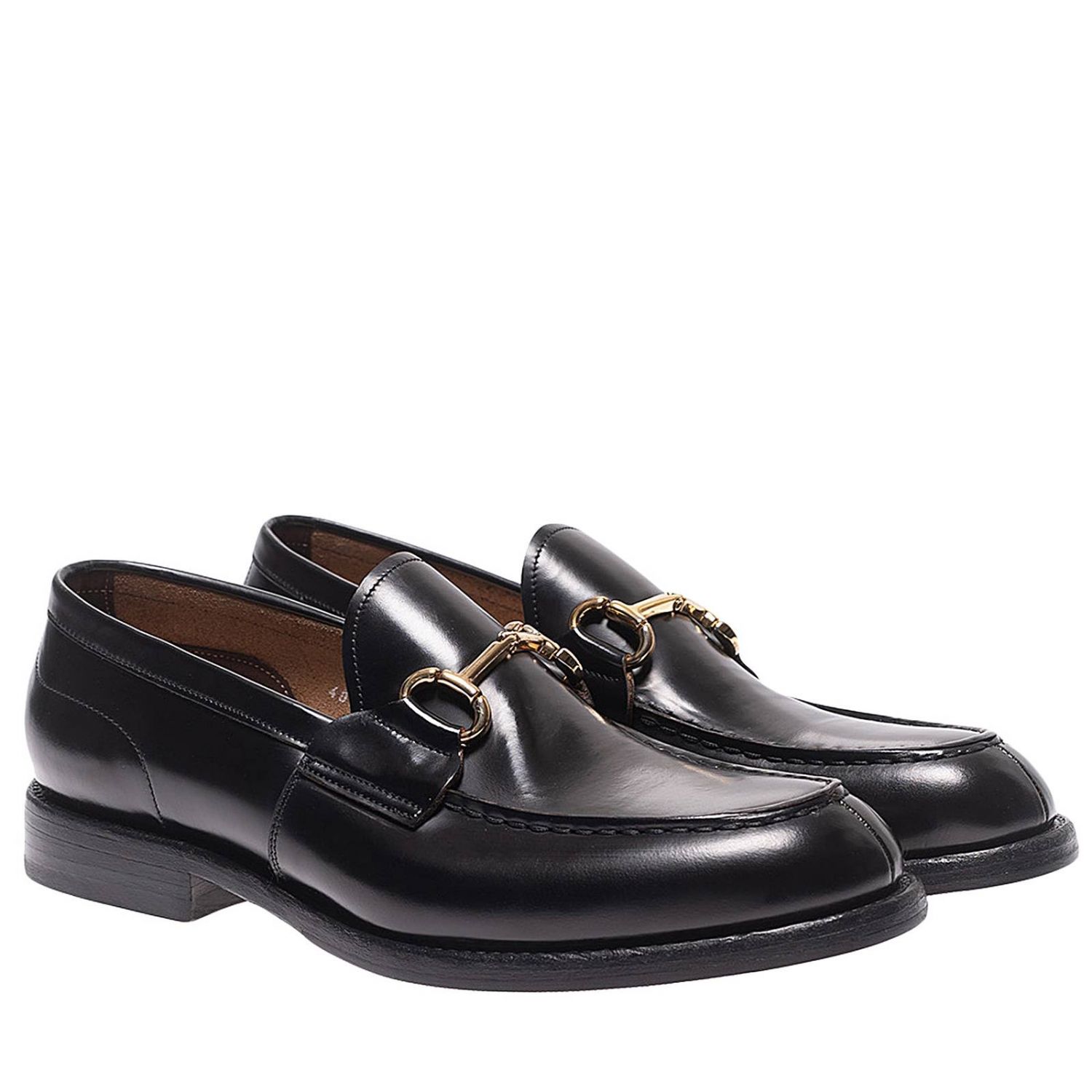 Green Outlet Shoes men Loafers Green Men Black