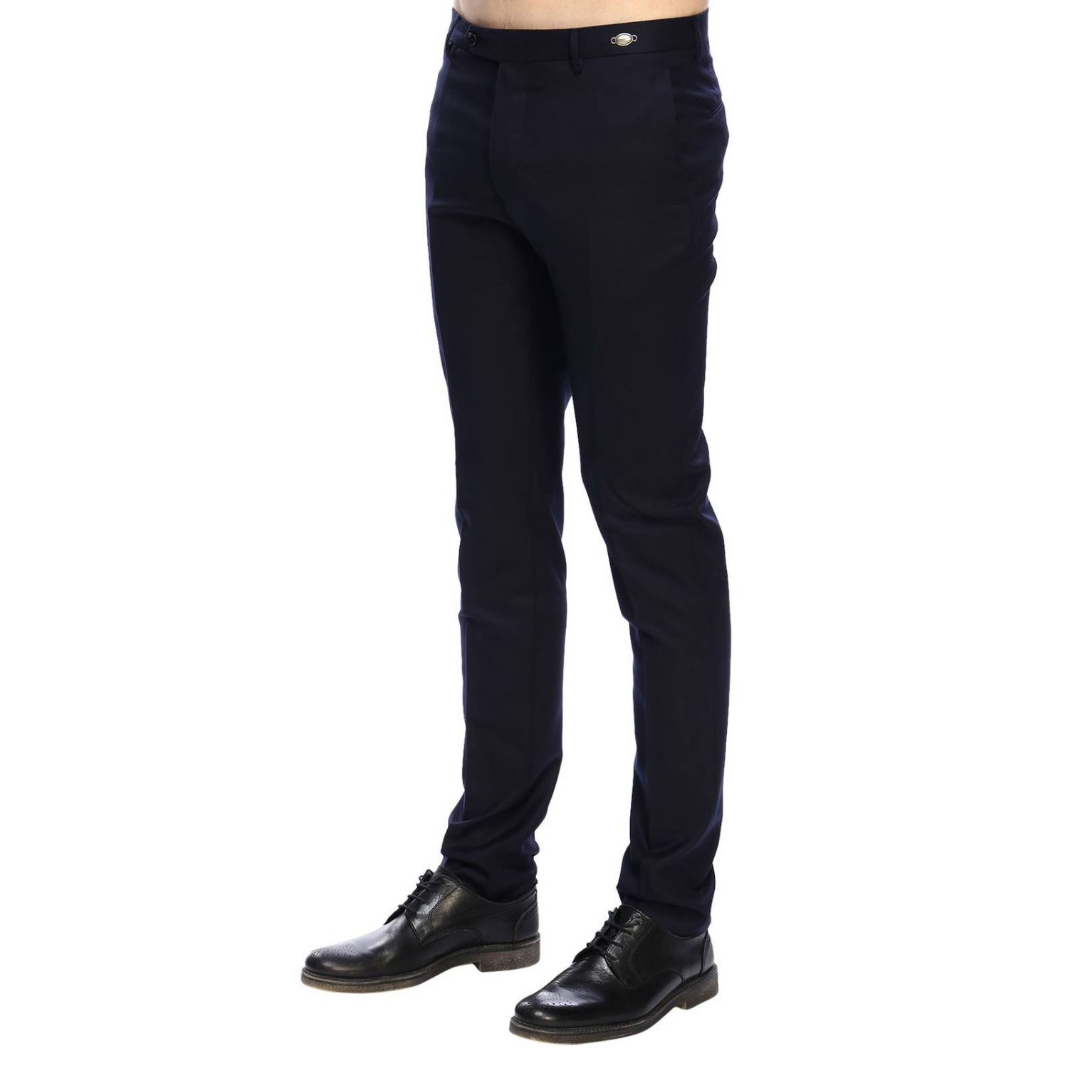 Tagliatore Outlet: Pantalone classic con tasche america - Blue | Pantalone  Tagliatore TAG01 07UIZ183 GIGLIO.COM
