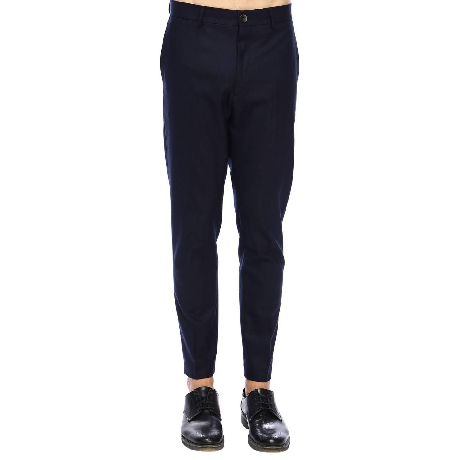 Low Brand Outlet pants for man Blue Low Brand pants L1PFW18193417