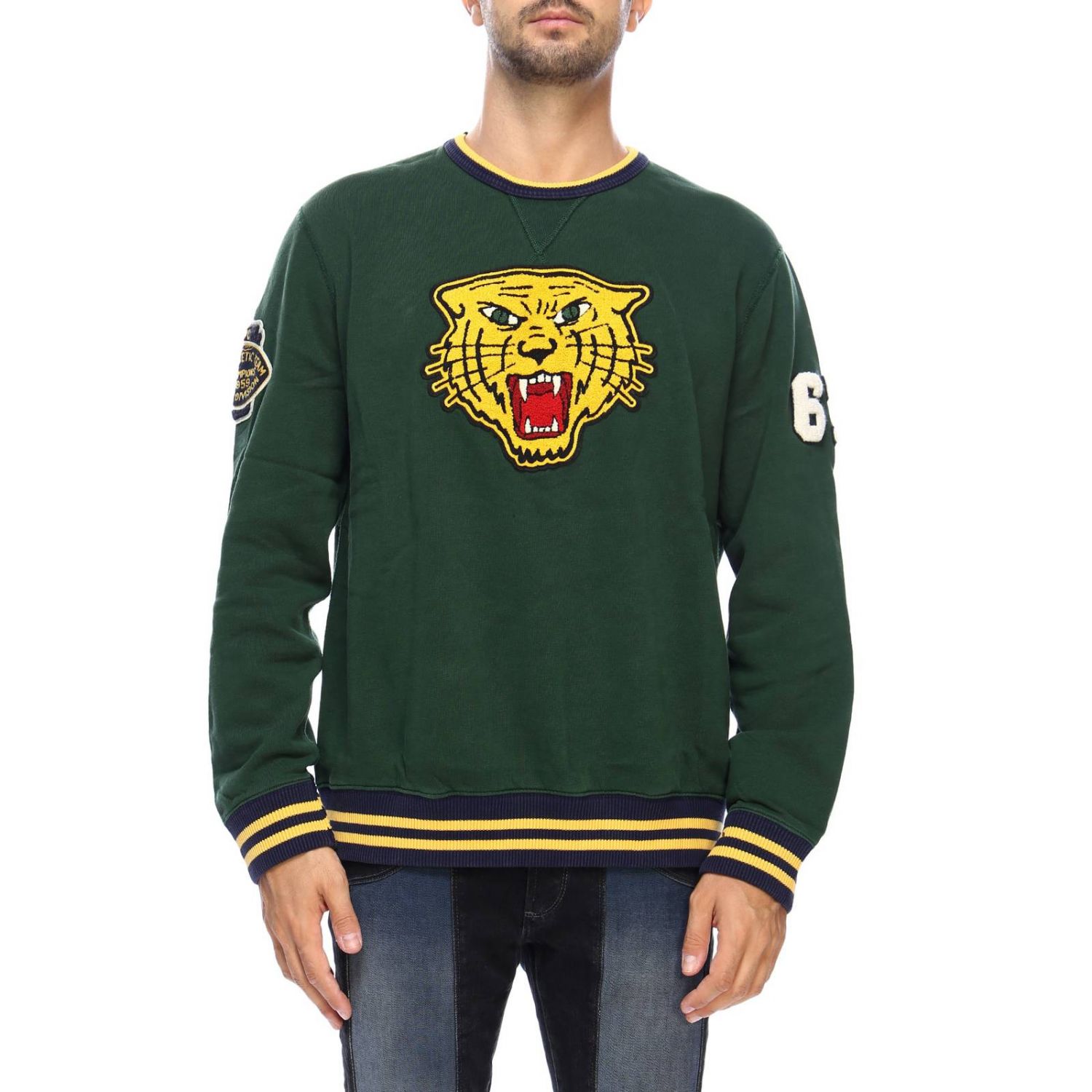 felpa verde ralph lauren