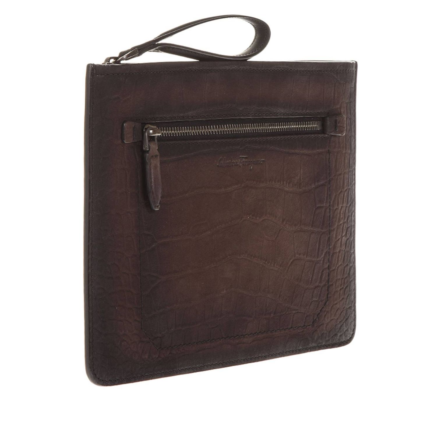 Salvatore Ferragamo Outlet: Bolso hombre | Bolsos Salvatore Ferragamo Hombre  Marrón | Bolsos Salvatore Ferragamo 240992 GIGLIO.COM