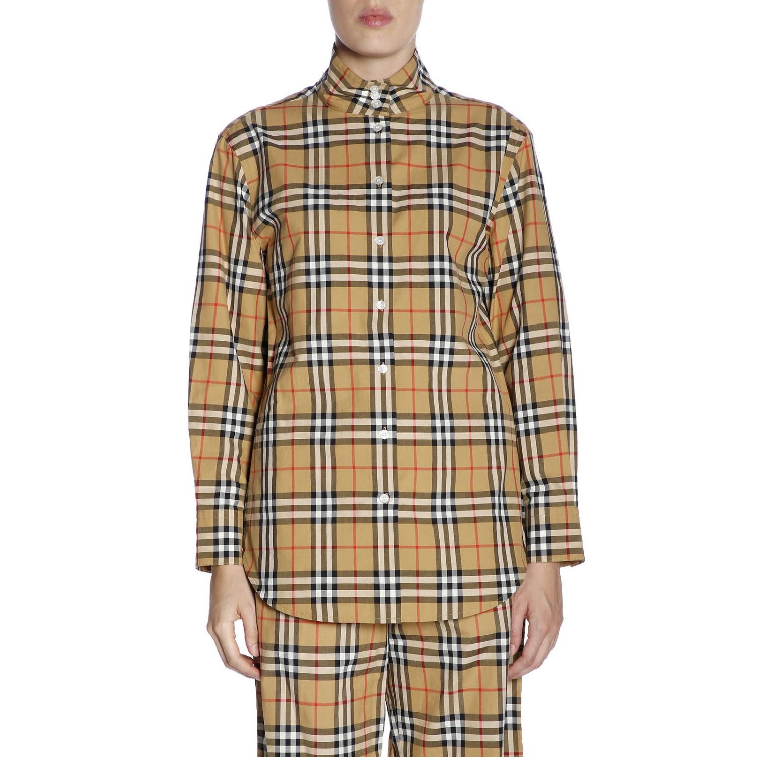 burberry shirt womans