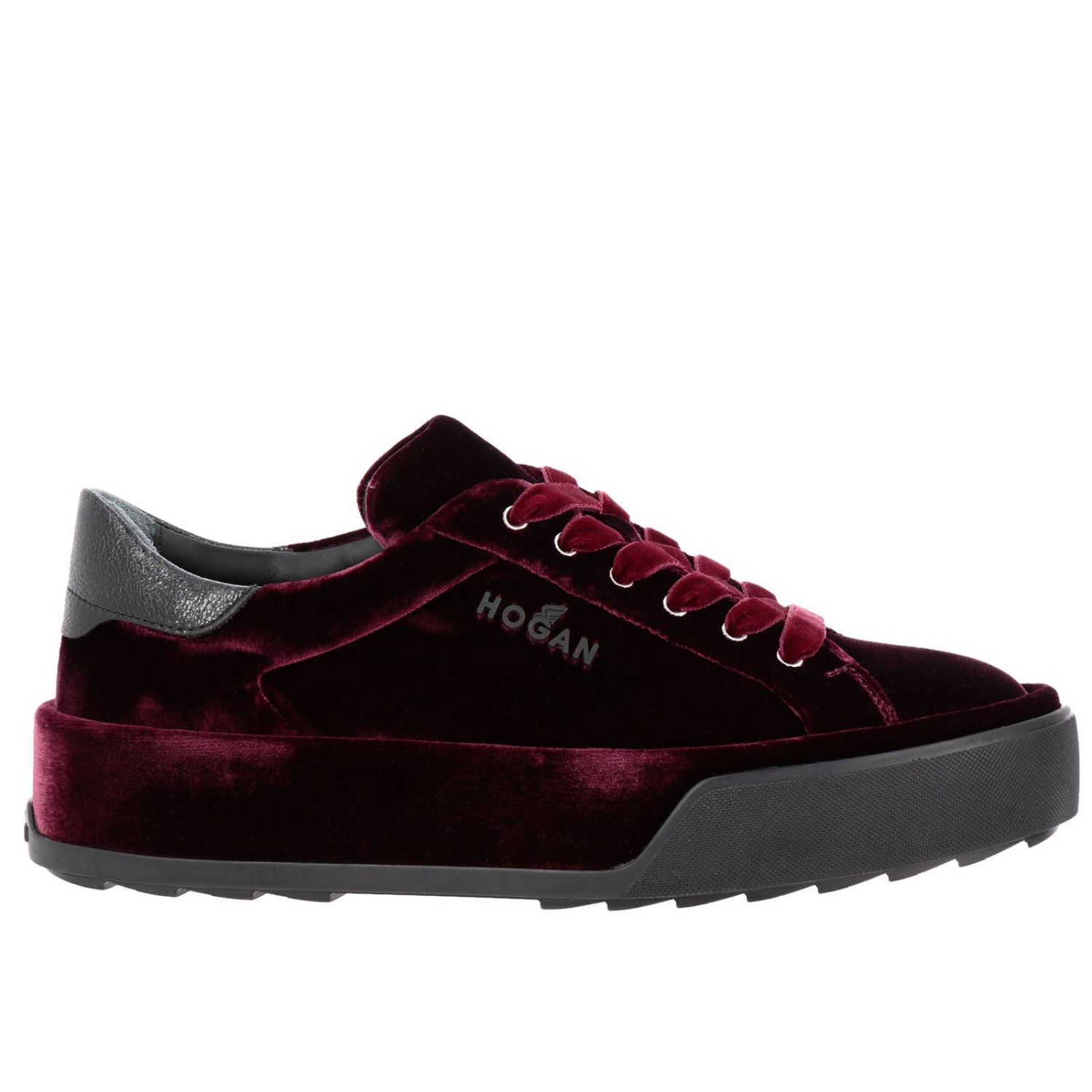 Hogan Outlet: Oxford shoes women - Burgundy | Oxford Shoes Hogan  HXW3200AL50 JP9 GIGLIO.COM
