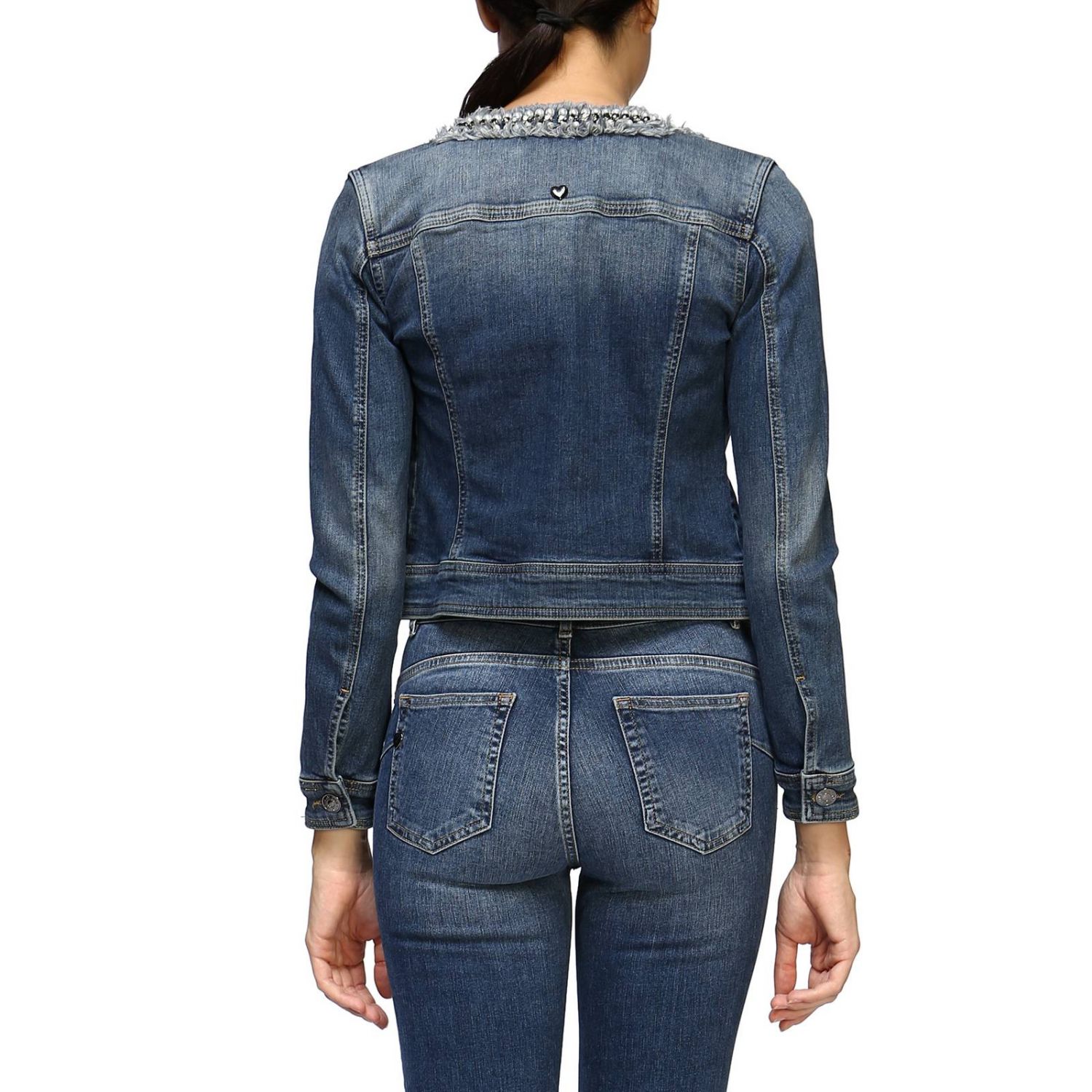 Twin Set Outlet: Jacket women | Jacket Twin Set Women Denim | Jacket ...