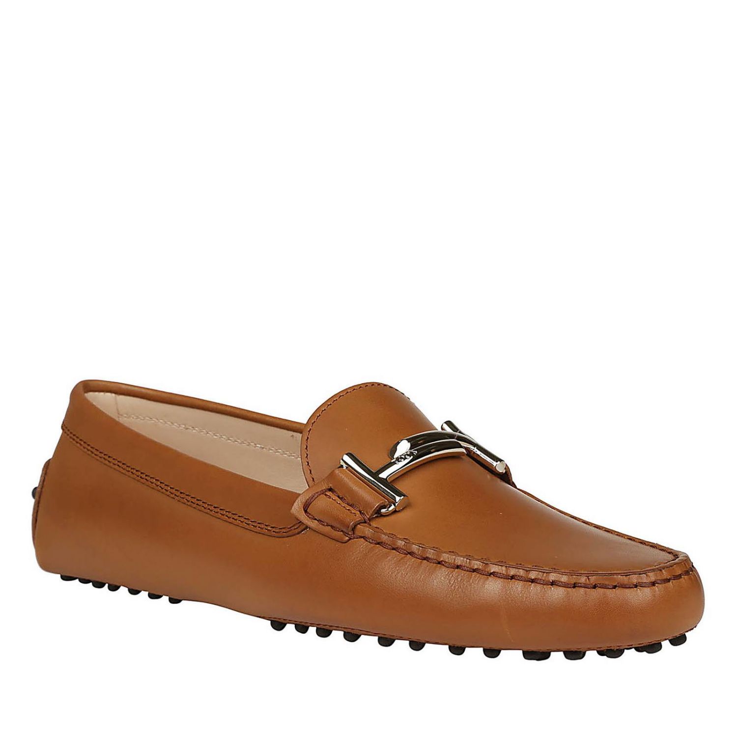 tods brown loafers