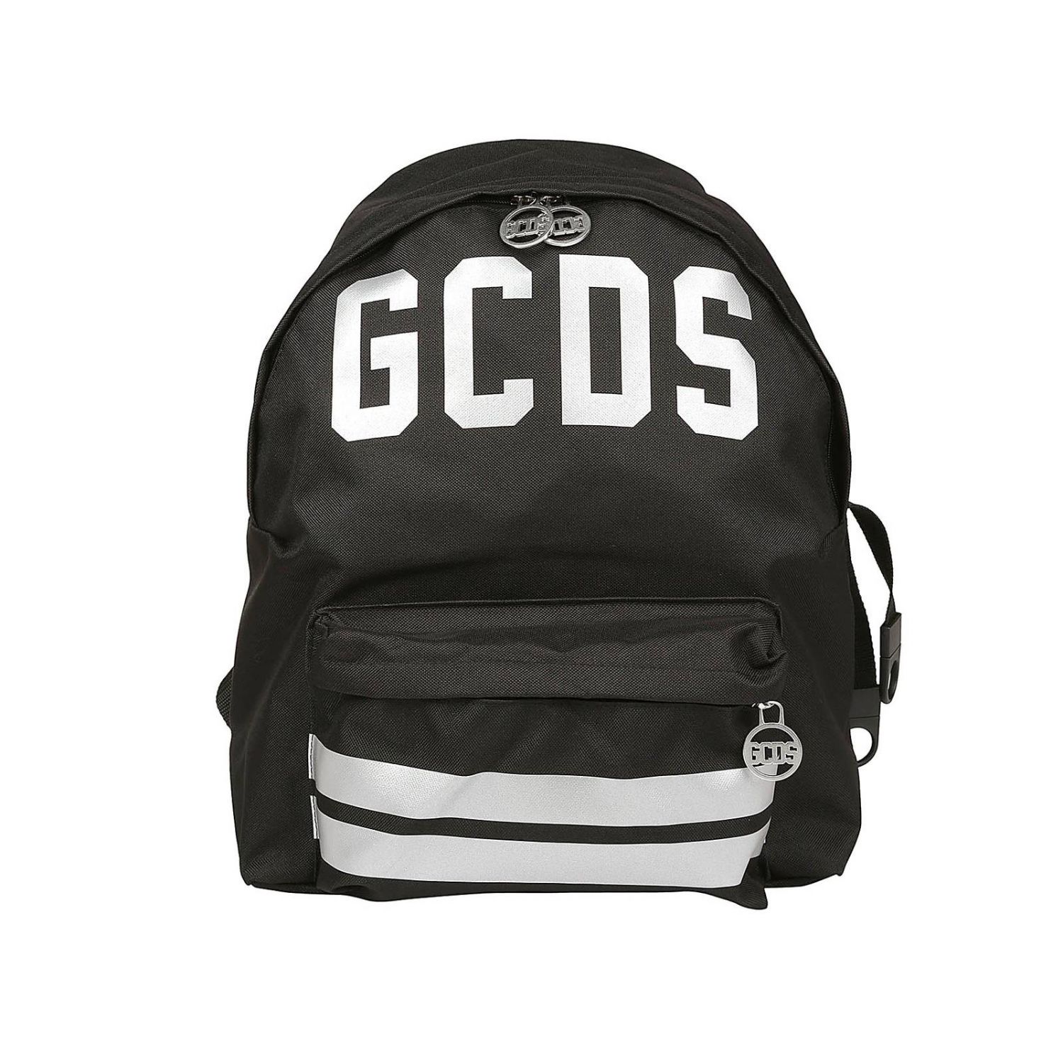 Gcds Outlet: Zaino in tela con maxi stampa - Nero | Zaino Gcds CC94U010015  GIGLIO.COM