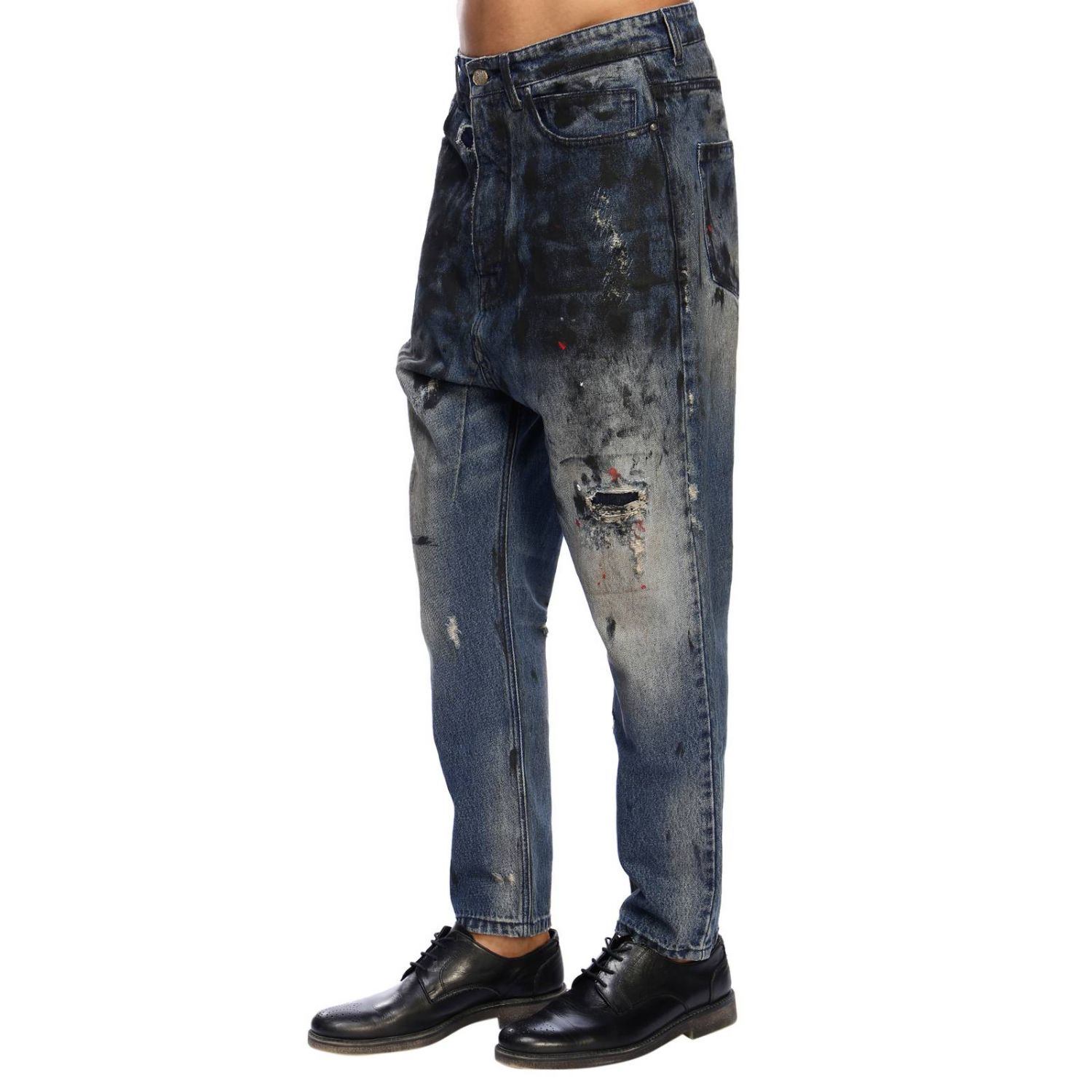Paura Outlet: Jeans men Danilo - Denim | Jeans Paura DPM3015400 GIGLIO.COM