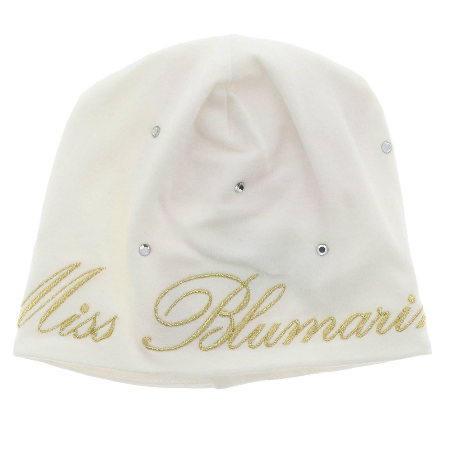 Hüte für Mädchen Miss Blumarine: Hut mädchen kinder Miss Blumarine yellow cream 1