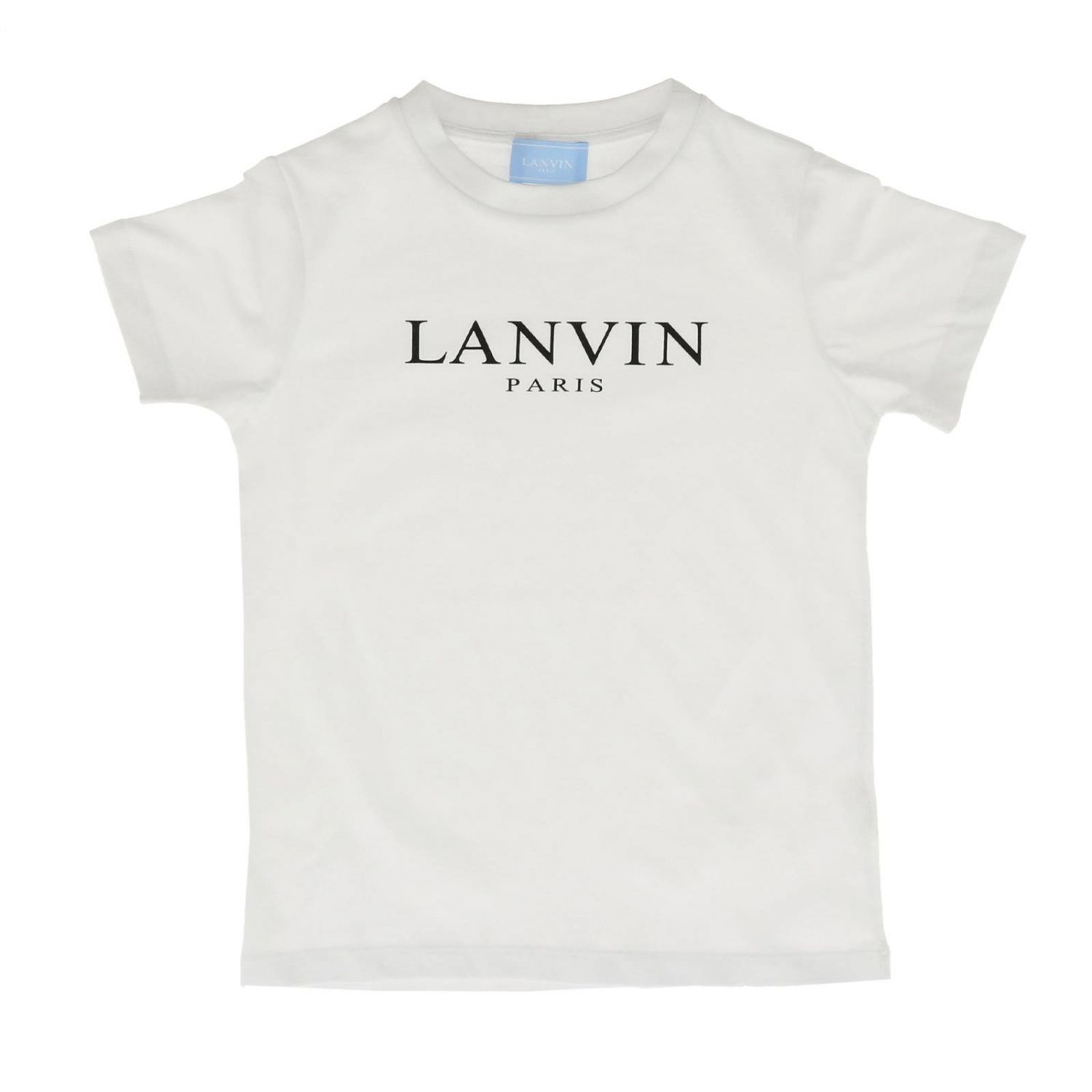 Lanvin Outlet: T-shirt a maniche corte con maxi logo - Bianco | Maglia  Lanvin 4J8021 JX440 GIGLIO.COM