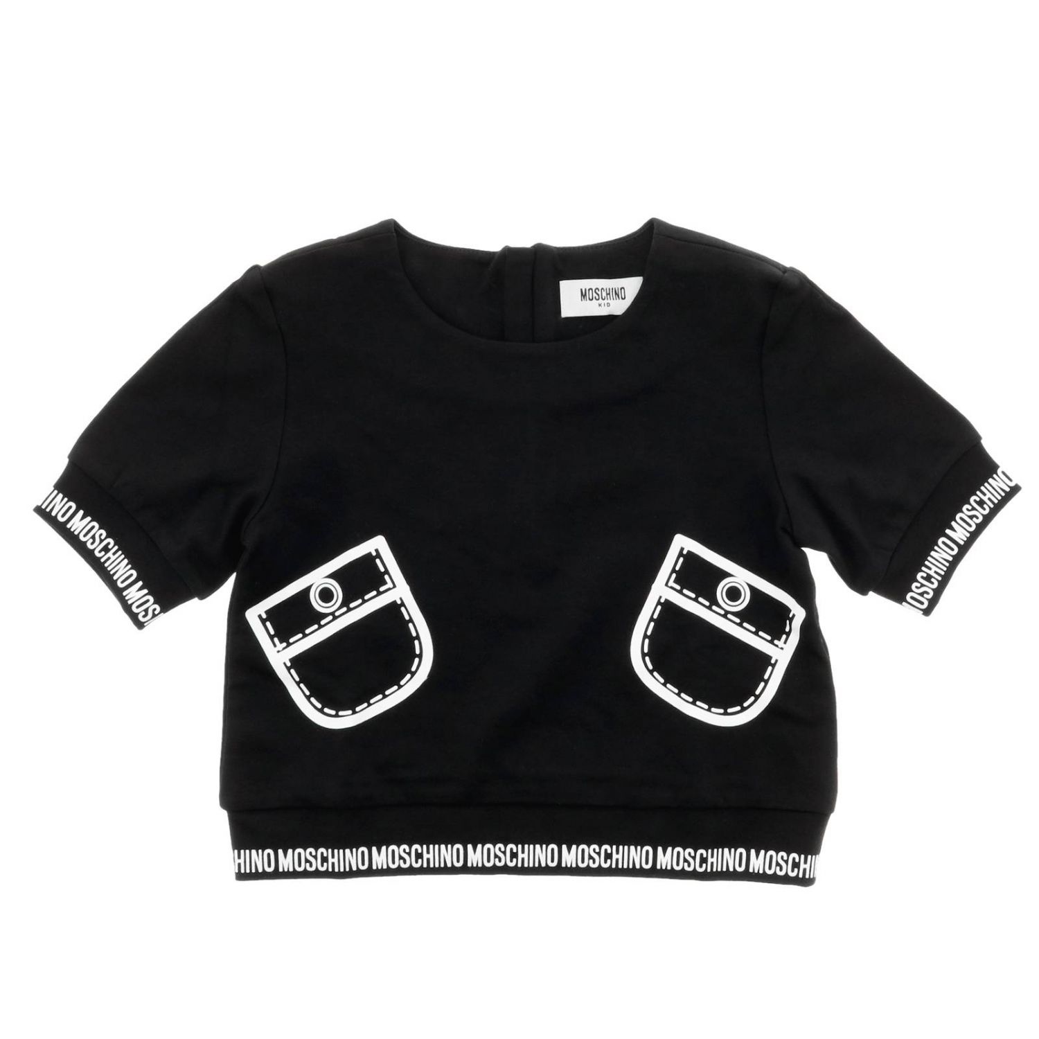 Moschino - T-Shirt Con Orsetto Per Bambina - annameglio.com shop online