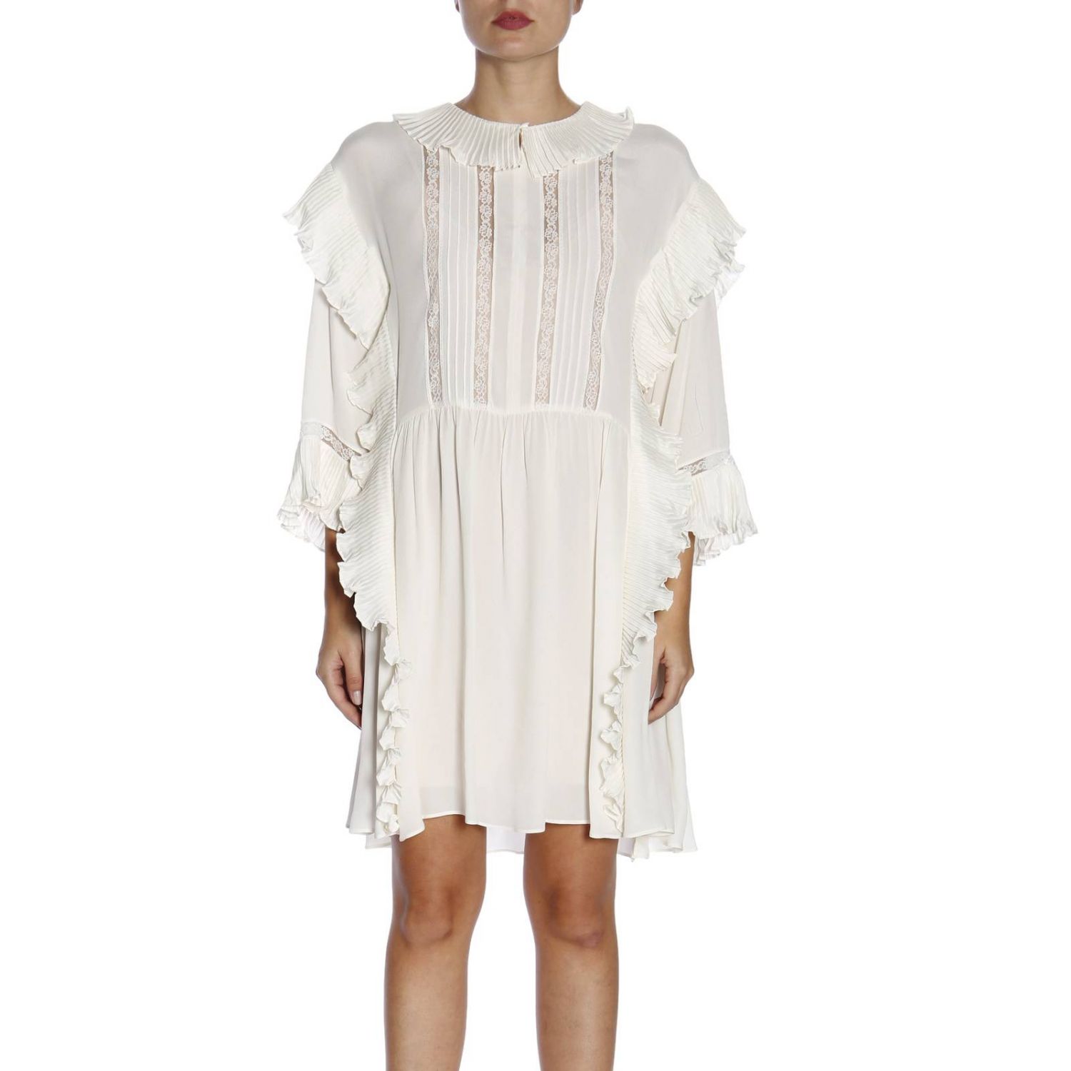 twin set white dress