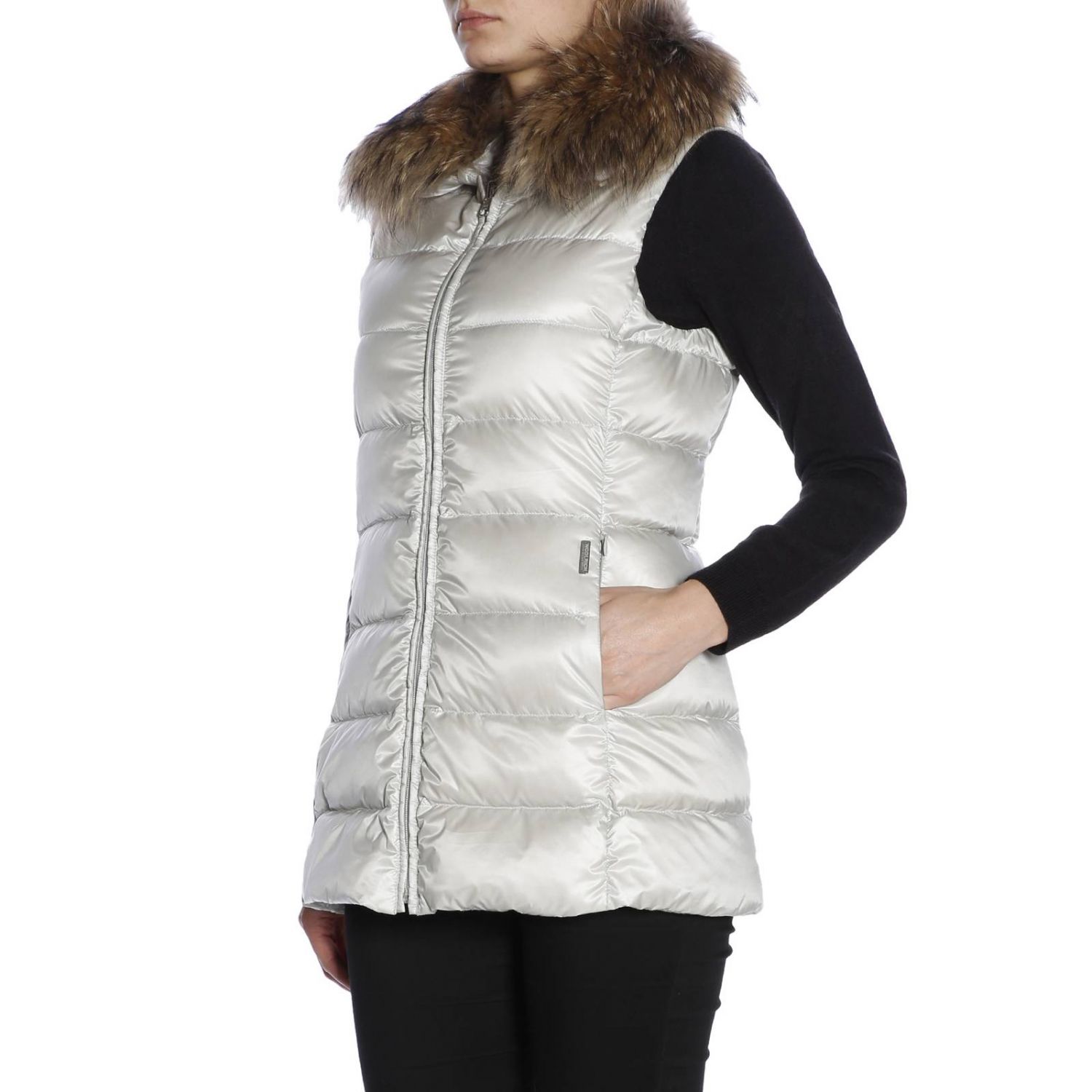 Woolrich Outlet: Giubbotto smanicato in nylon impermeabile reversibile -  Militare | Giacca Woolrich GIL0037 LM10 GIGLIO.COM