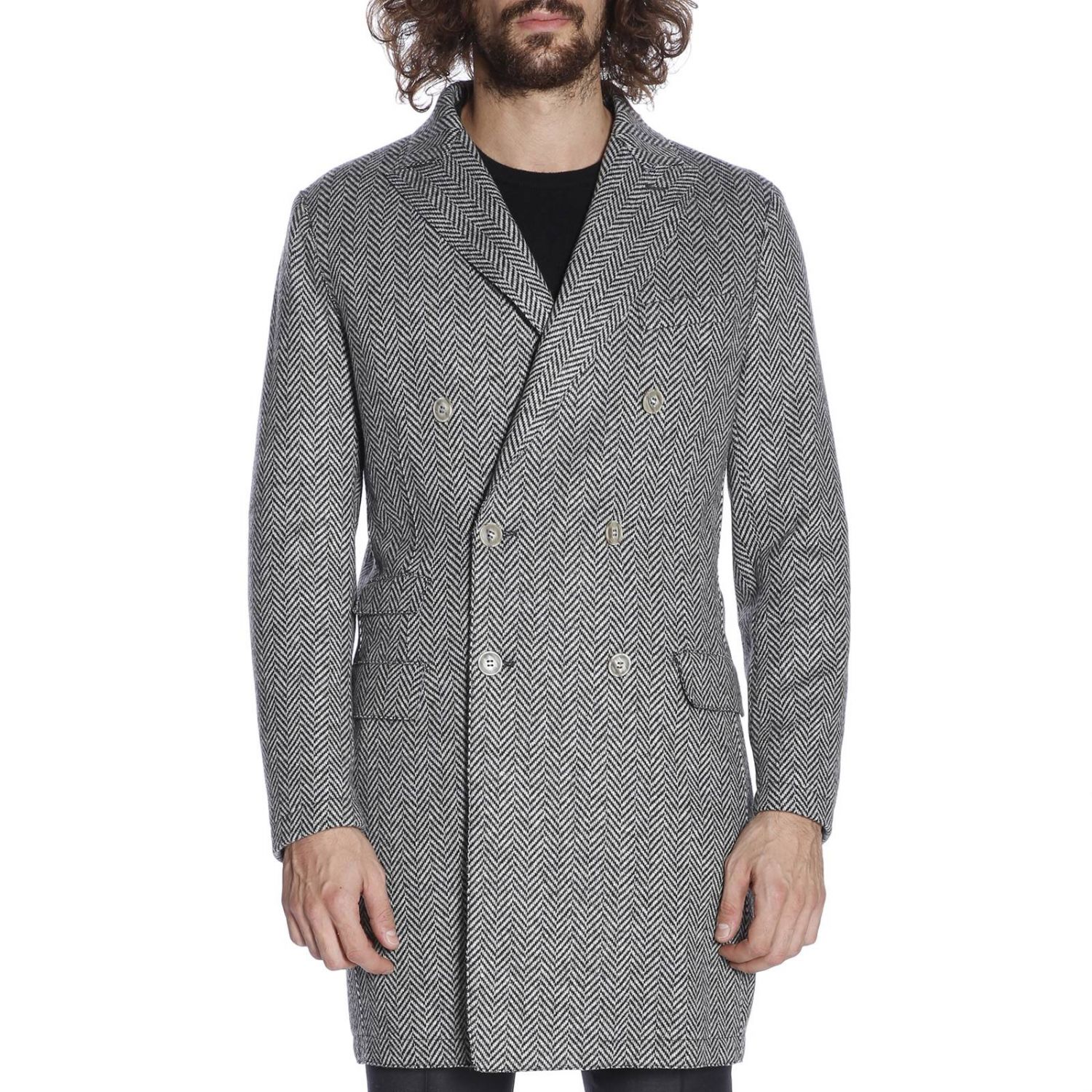 Eleventy Outlet: Coat men - Multicolor | Coat Eleventy 979CS0132 ...
