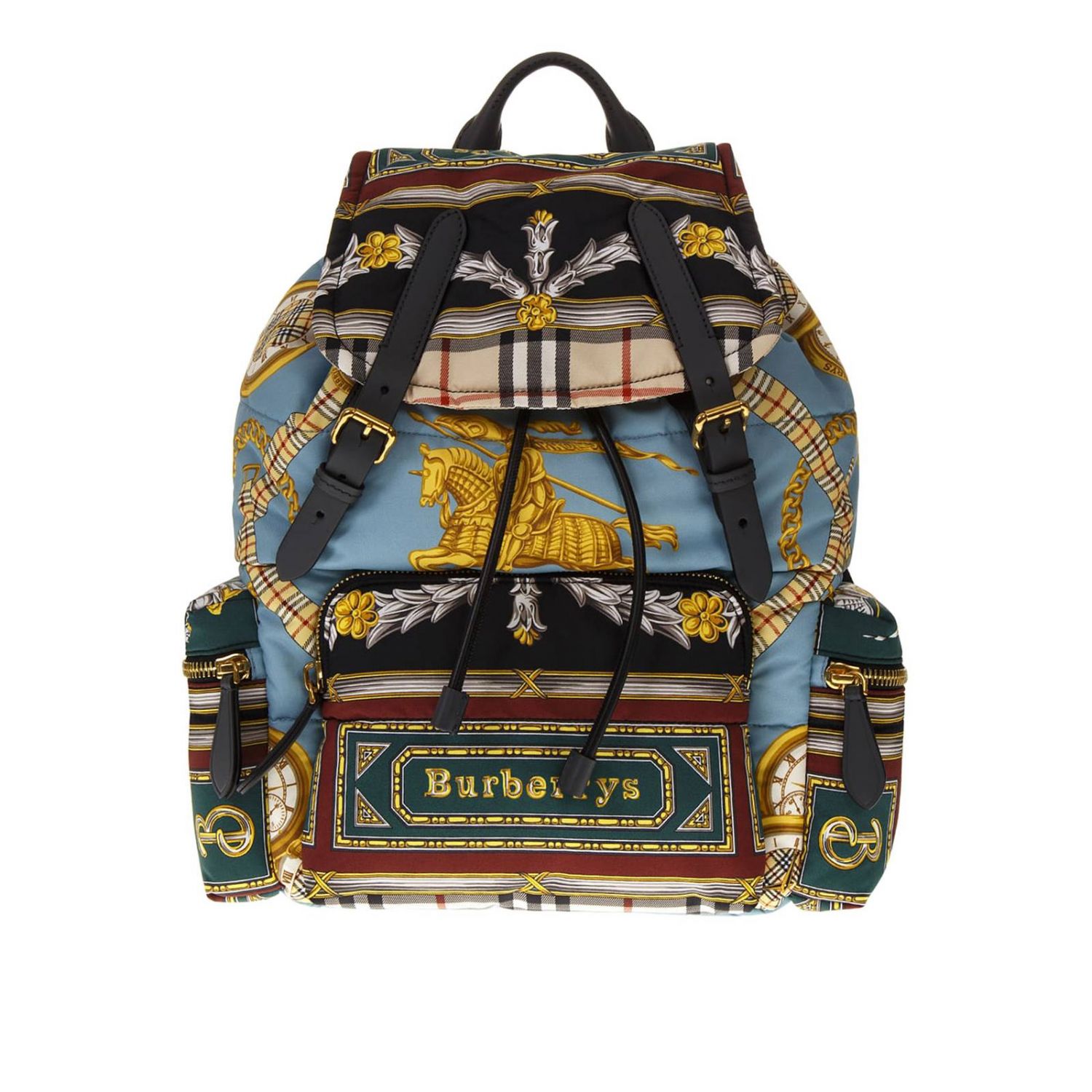 burberry archive print backpack