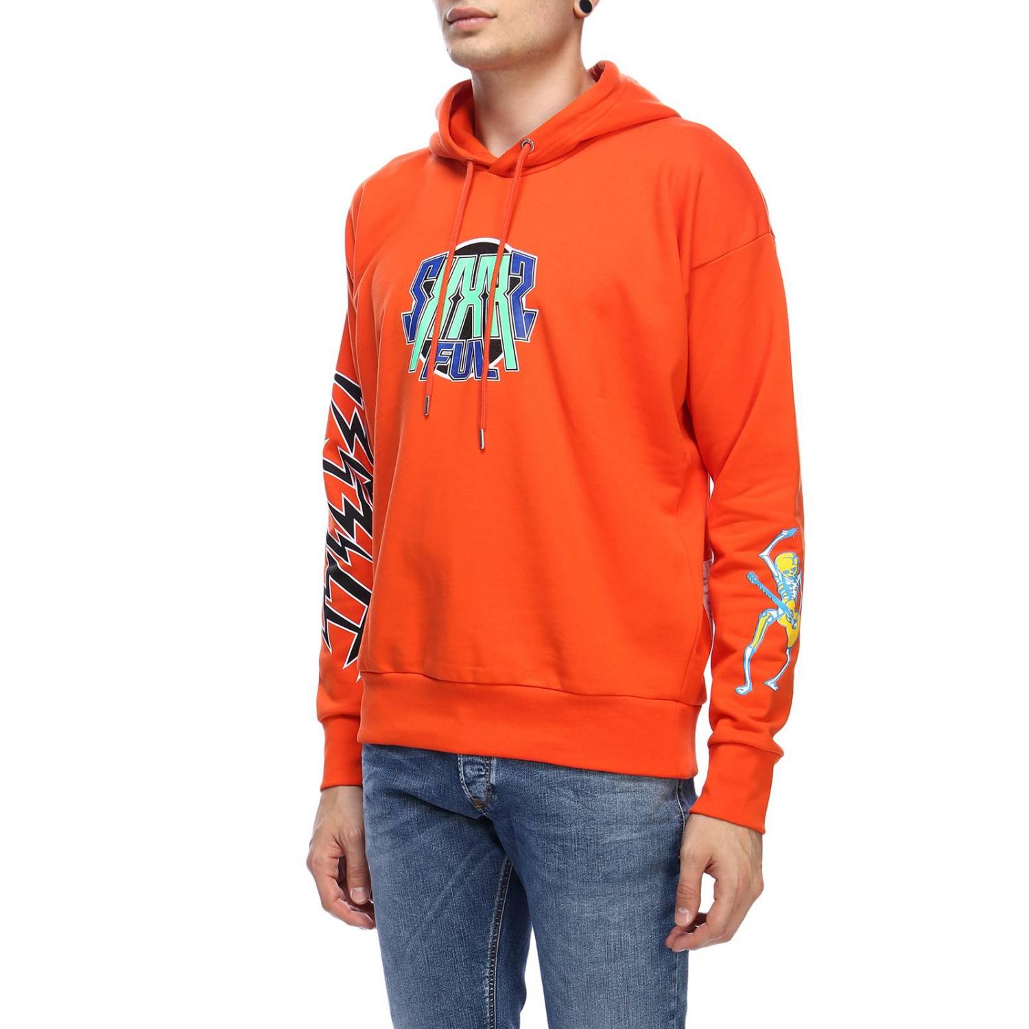 Diesel Outlet: Pullover herren - Orange | Sweatshirt Diesel 00SIG6 0WASB  GIGLIO.COM