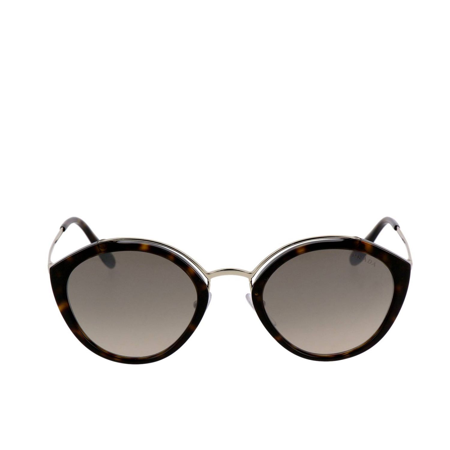 Sunglasses Prada: Prada SPR 18U sunglasses in acetate and metal brown 2