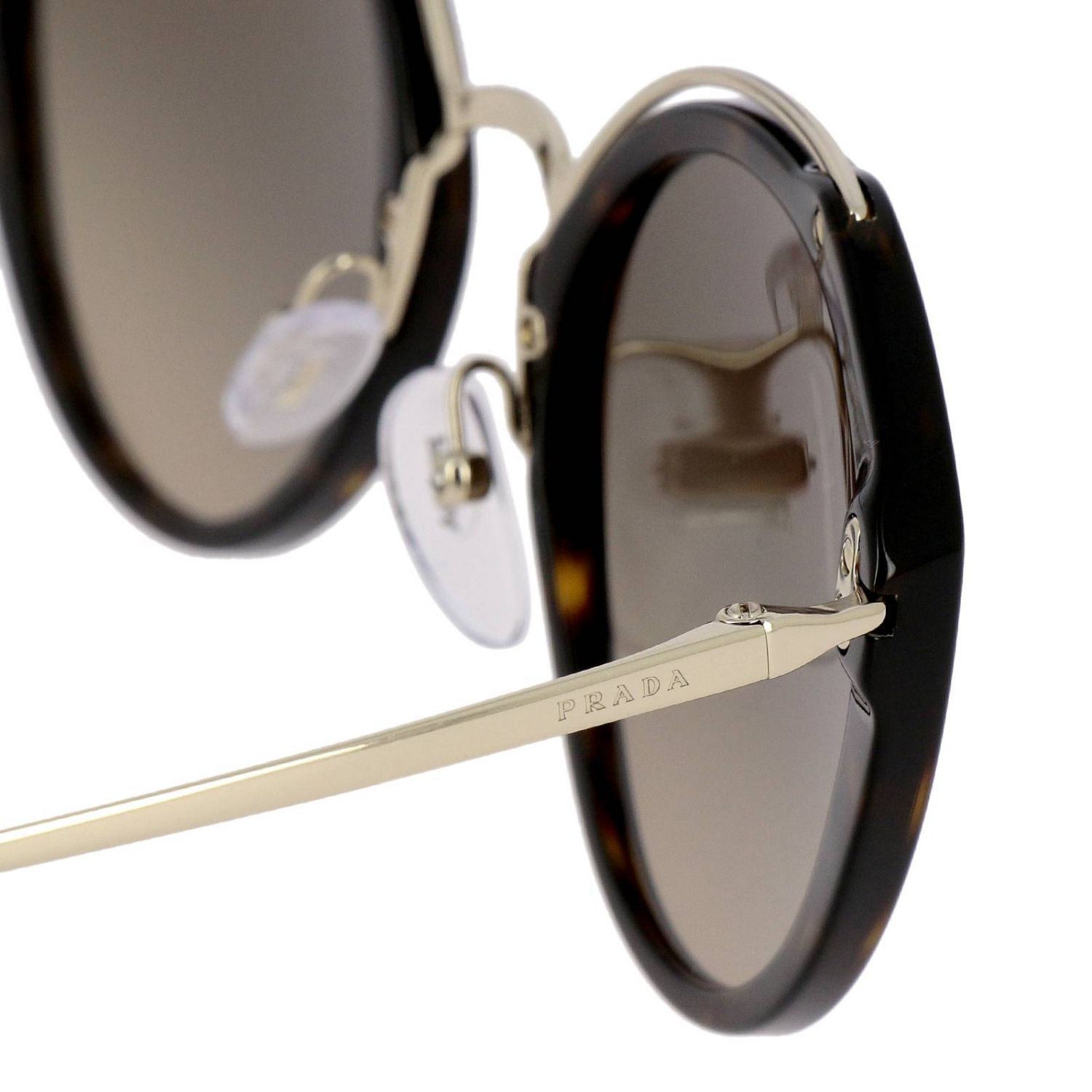 Sunglasses Prada: Prada SPR 18U sunglasses in acetate and metal brown 3