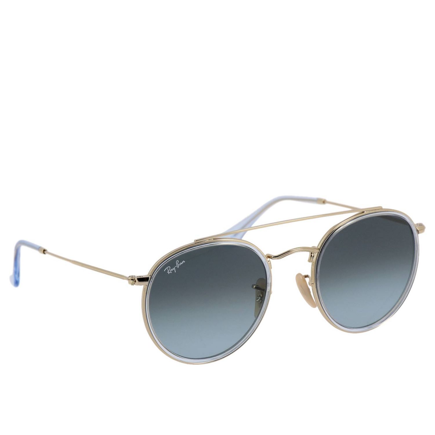 Ray-Ban Outlet: Occhiali da sole RB 3647-N in metallo con doppio ponte -  Azzurro | Occhiali Ray-Ban RB 3647-N GIGLIO.COM
