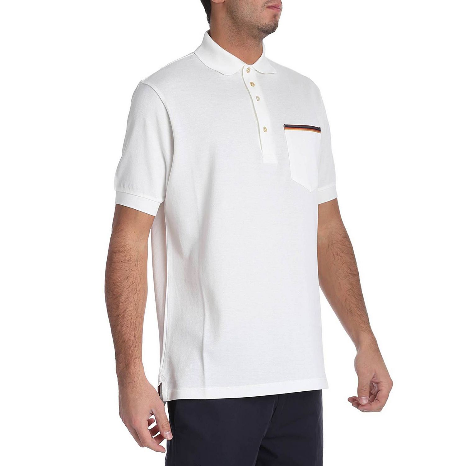 Paul Smith Outlet: T-shirt men London - White | T-Shirt Paul Smith M1R ...