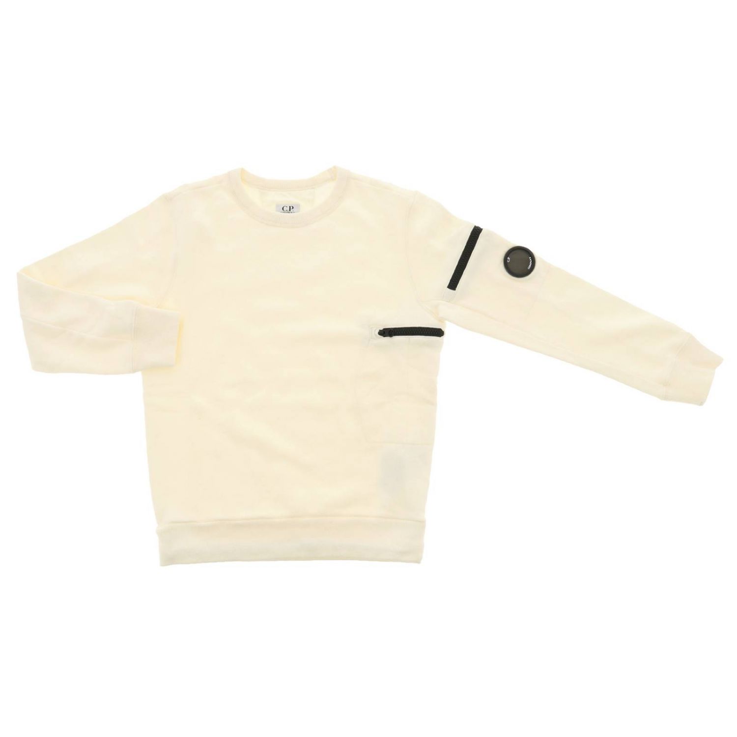 cp company white jumper