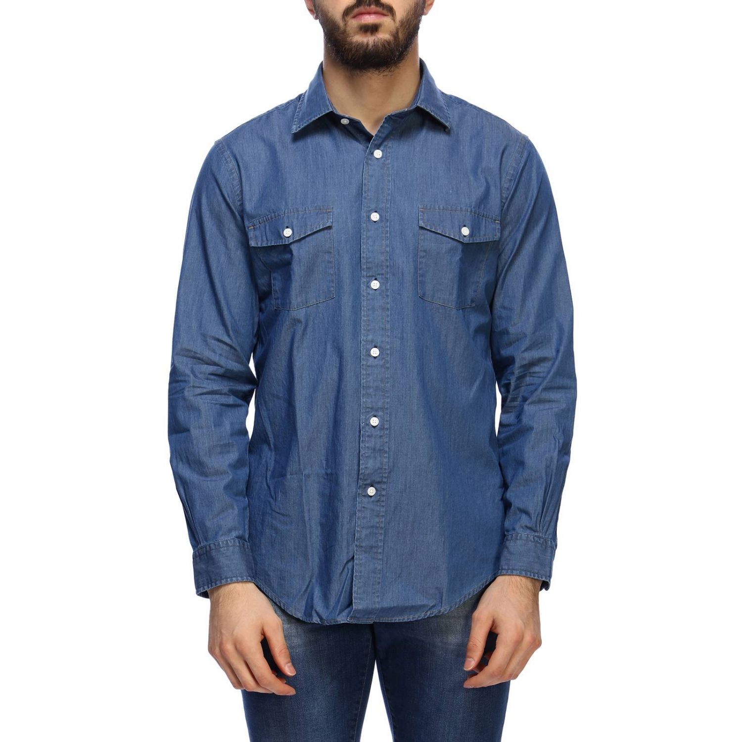 brooks brothers denim shirt