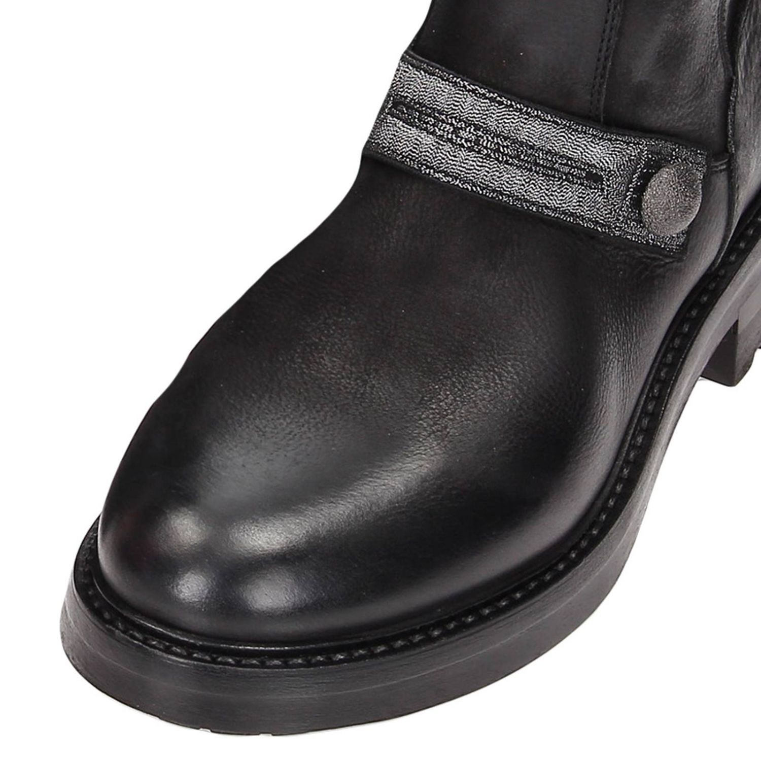 designer flat booties