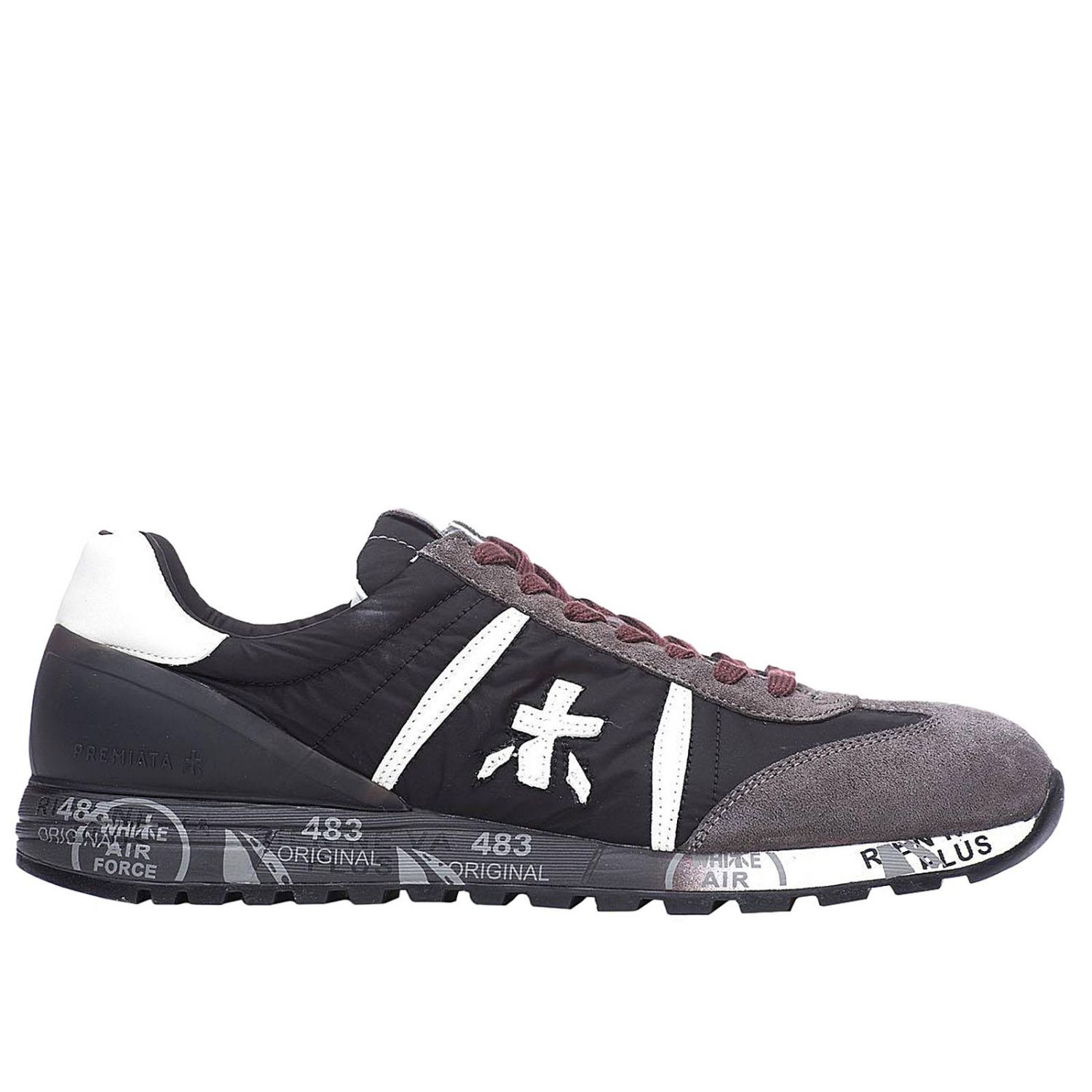 Premiata Outlet: Trainers men - Charcoal | Trainers Premiata LUCY ...